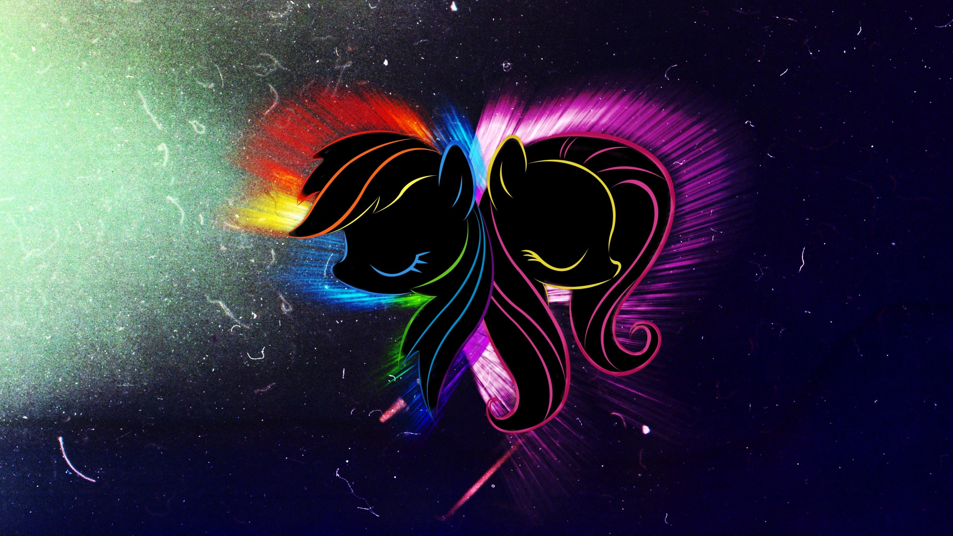 Fluttershy My Little Pony My Little Pony Rainbow Dash Vector 1920x1080