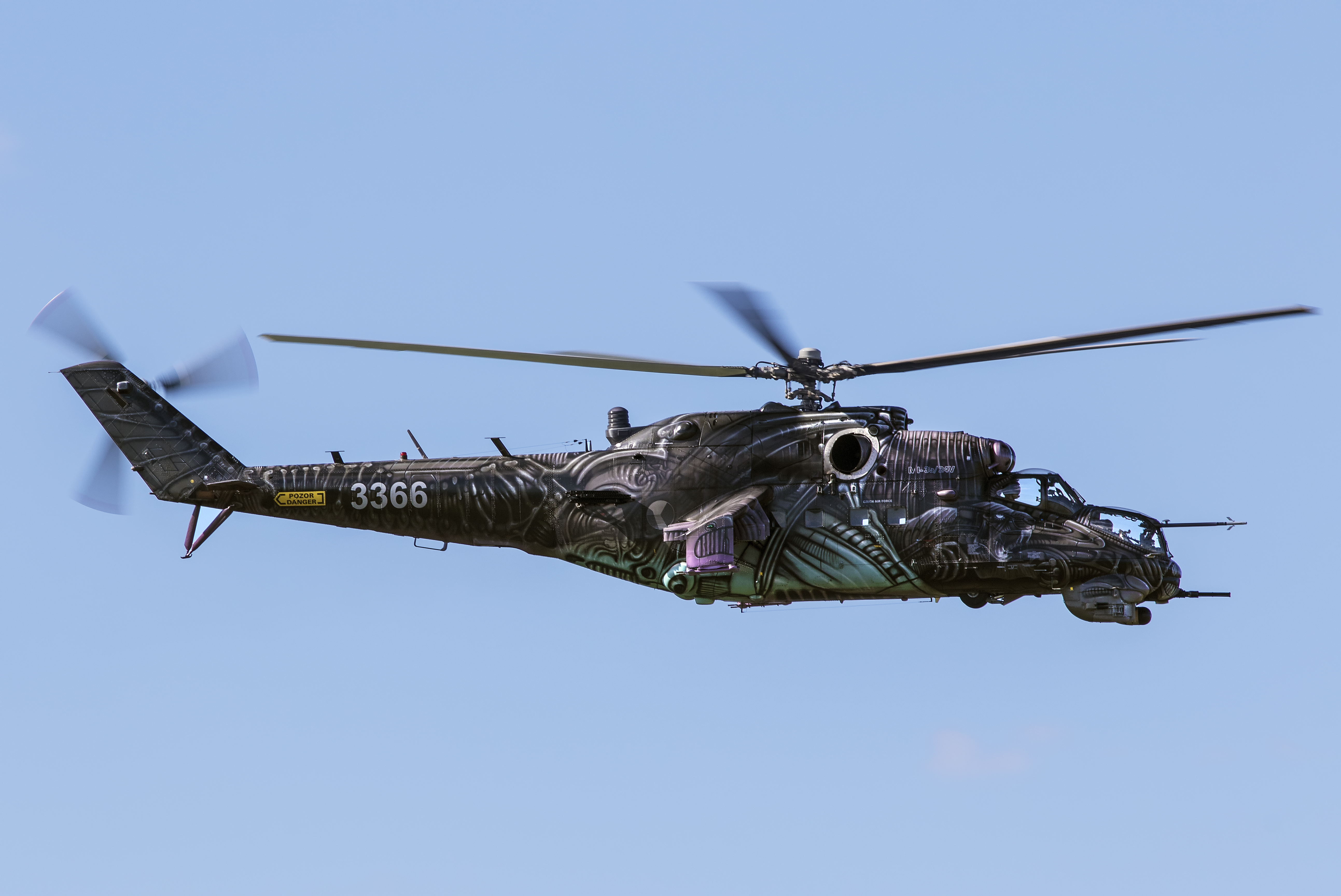 Attack Helicopter Helicopter Mil Mi 24 5172x3456