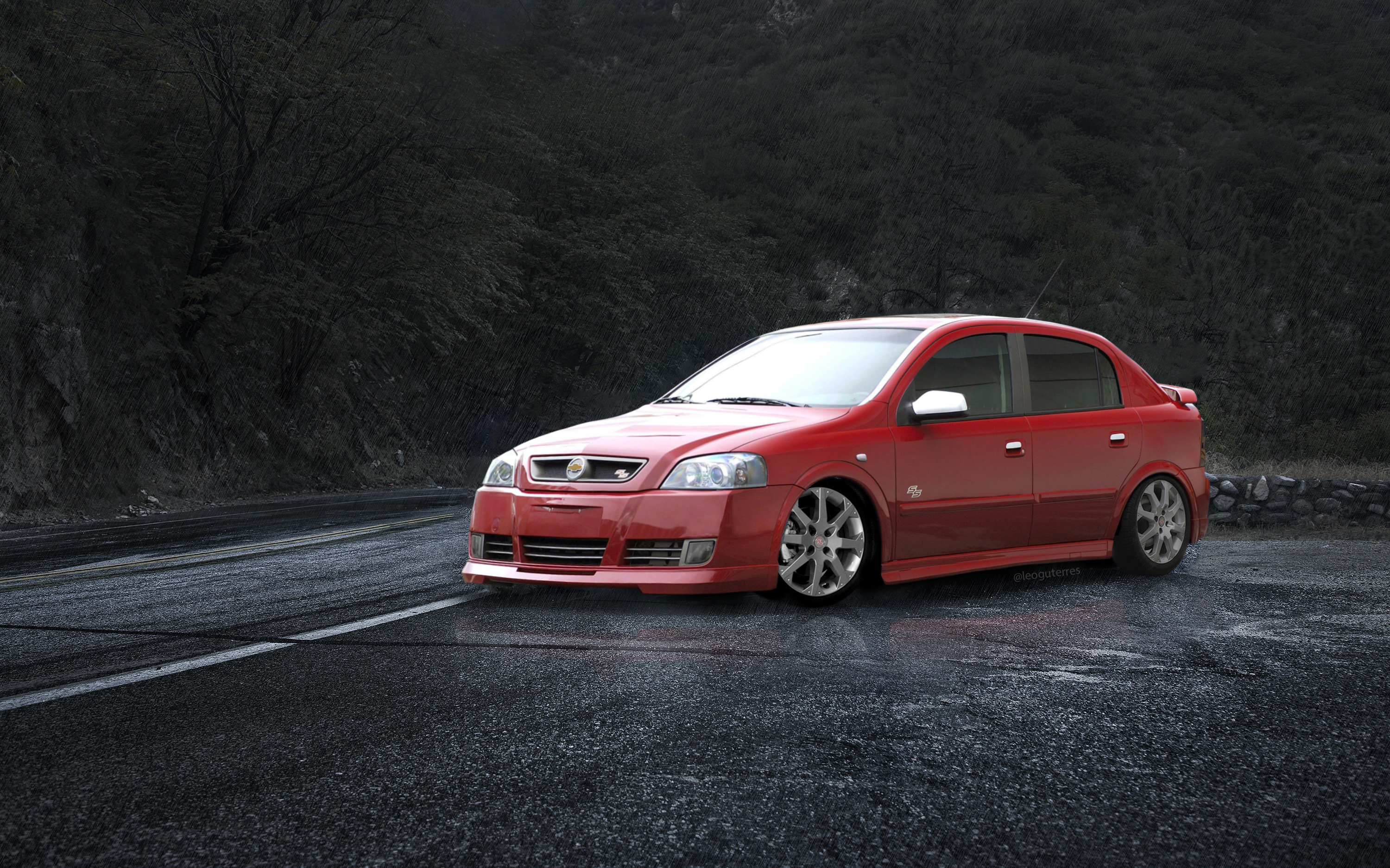 Vauxxhall Astra Opel Car Red 3000x1875