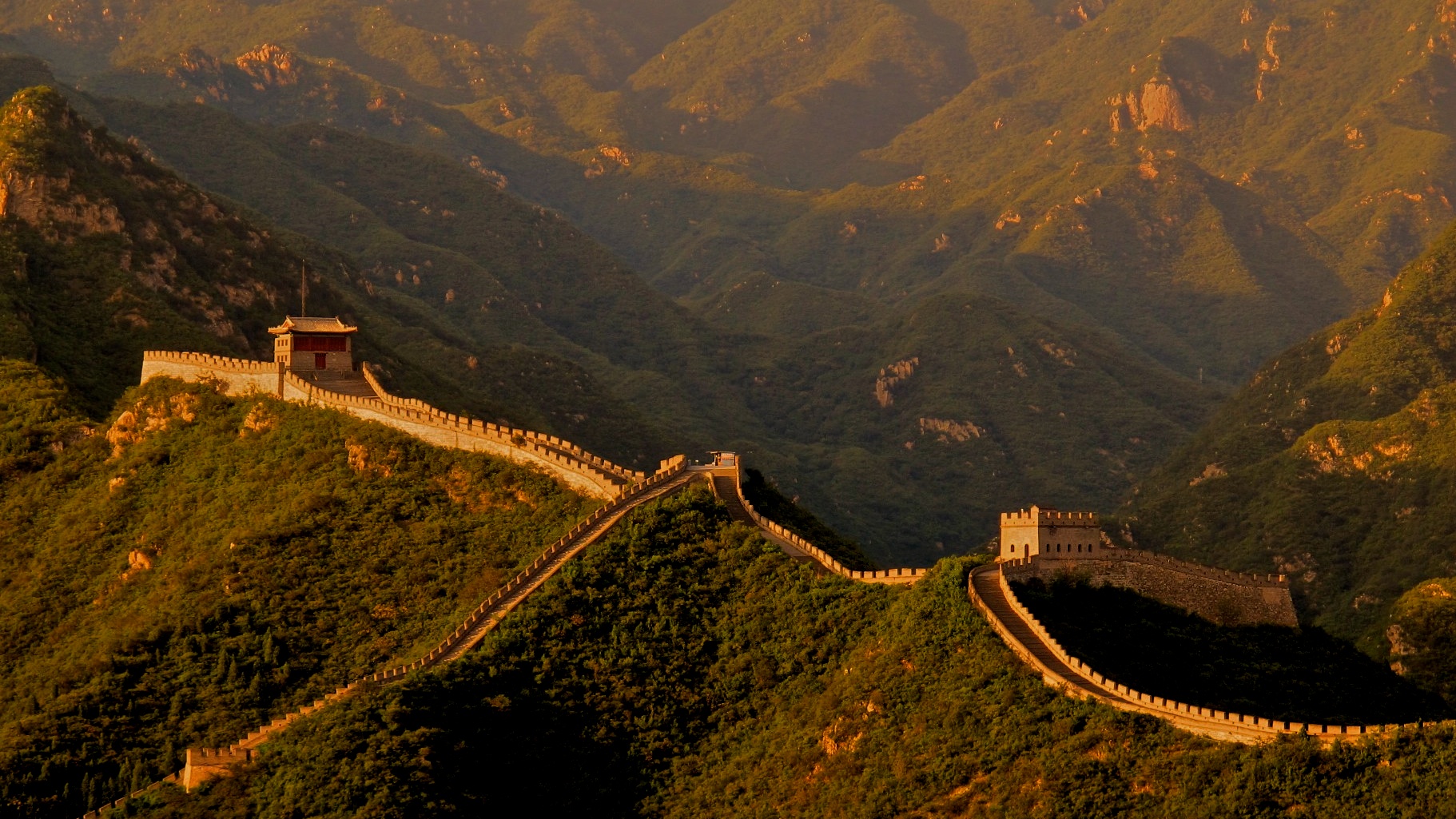 Man Made Great Wall Of China 1822x1025