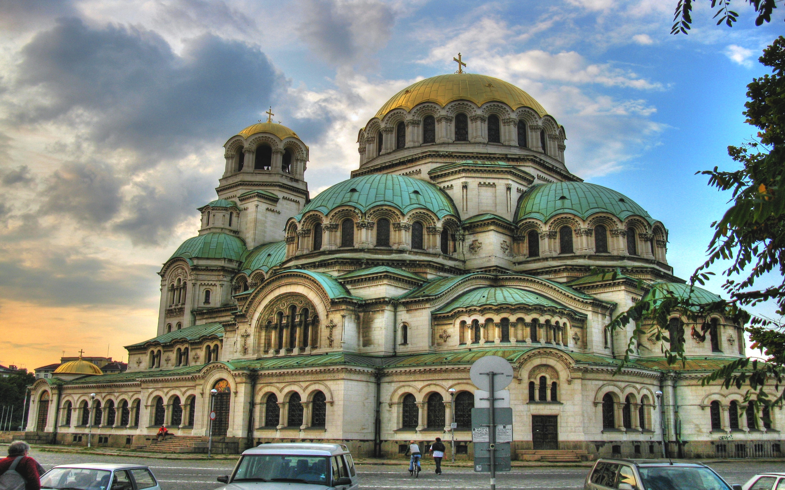 Architecture Building Bulgaria Cathedral Man Made Religious Sofia 2560x1600