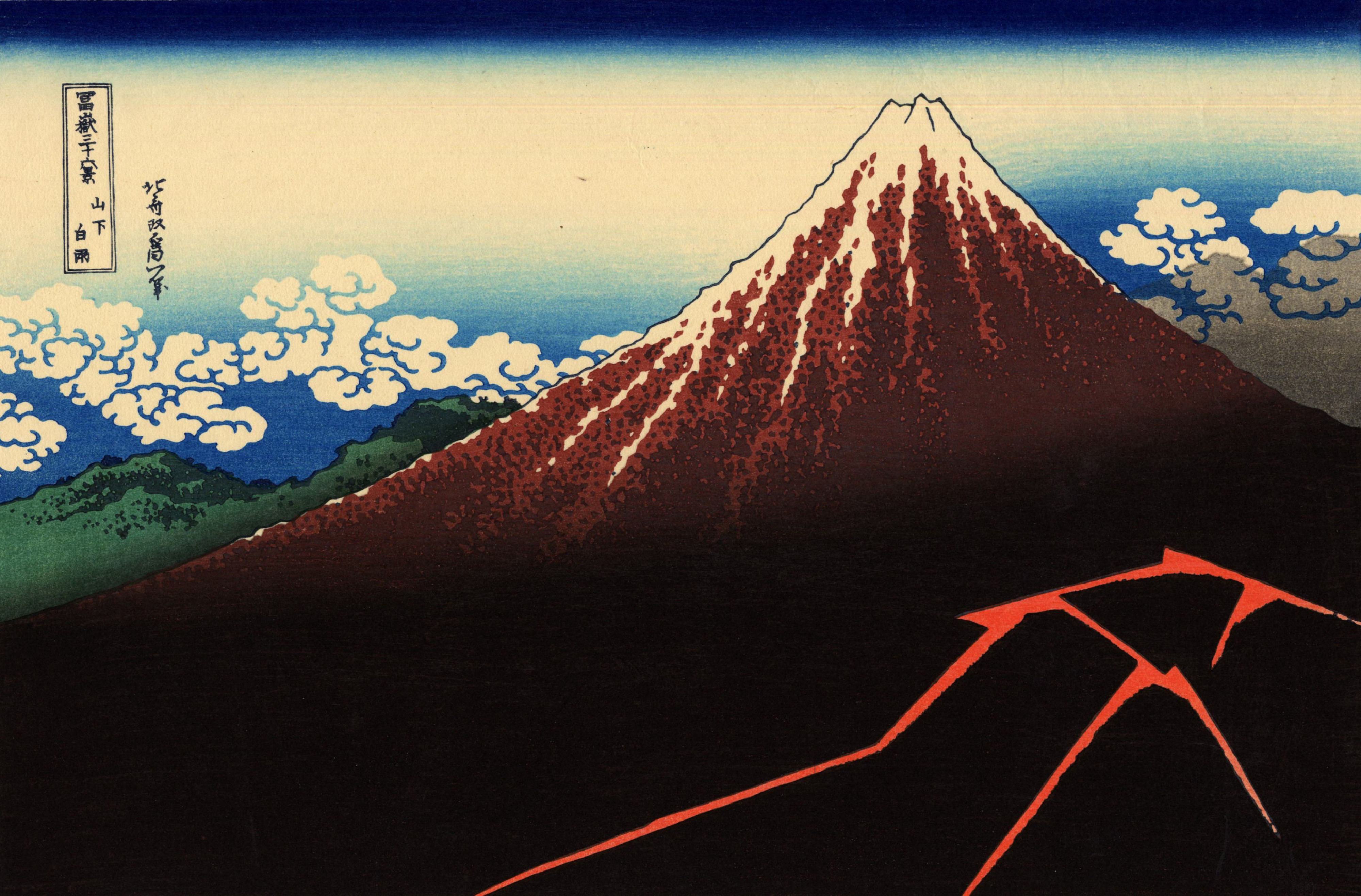 Japanese Art Ukiyo E Artwork Hokusai 4000x2635