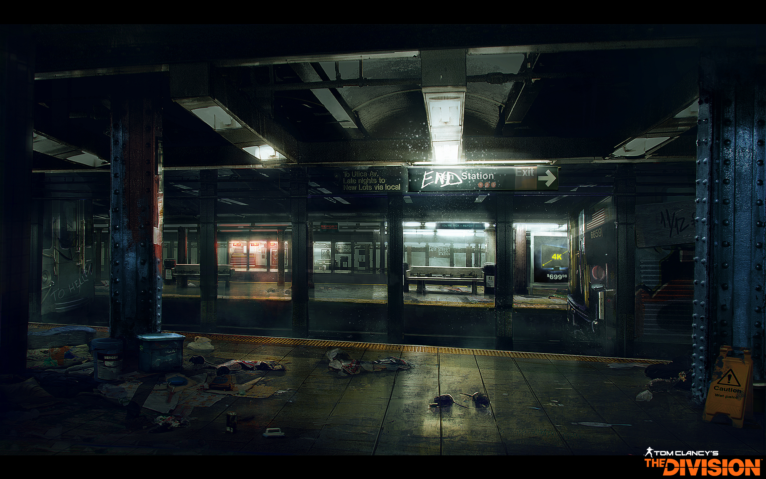 Tom Clancy 039 S The Division Train Station 2560x1600