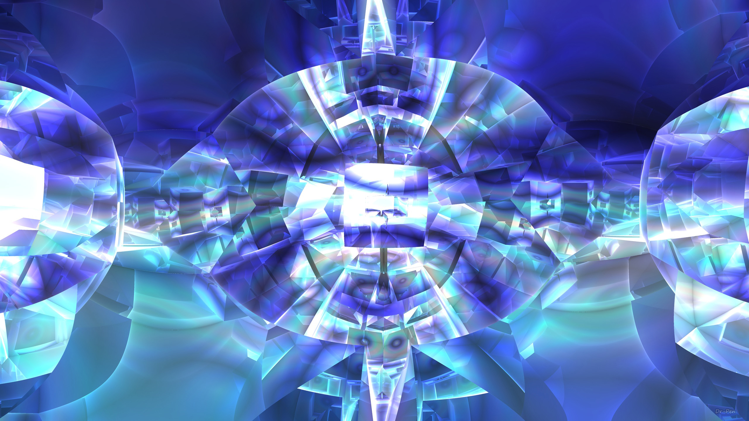 3d Abstract Artistic Cgi Digital Art Fractal Geometry Mandelbulb 3d Sci Fi 2560x1440