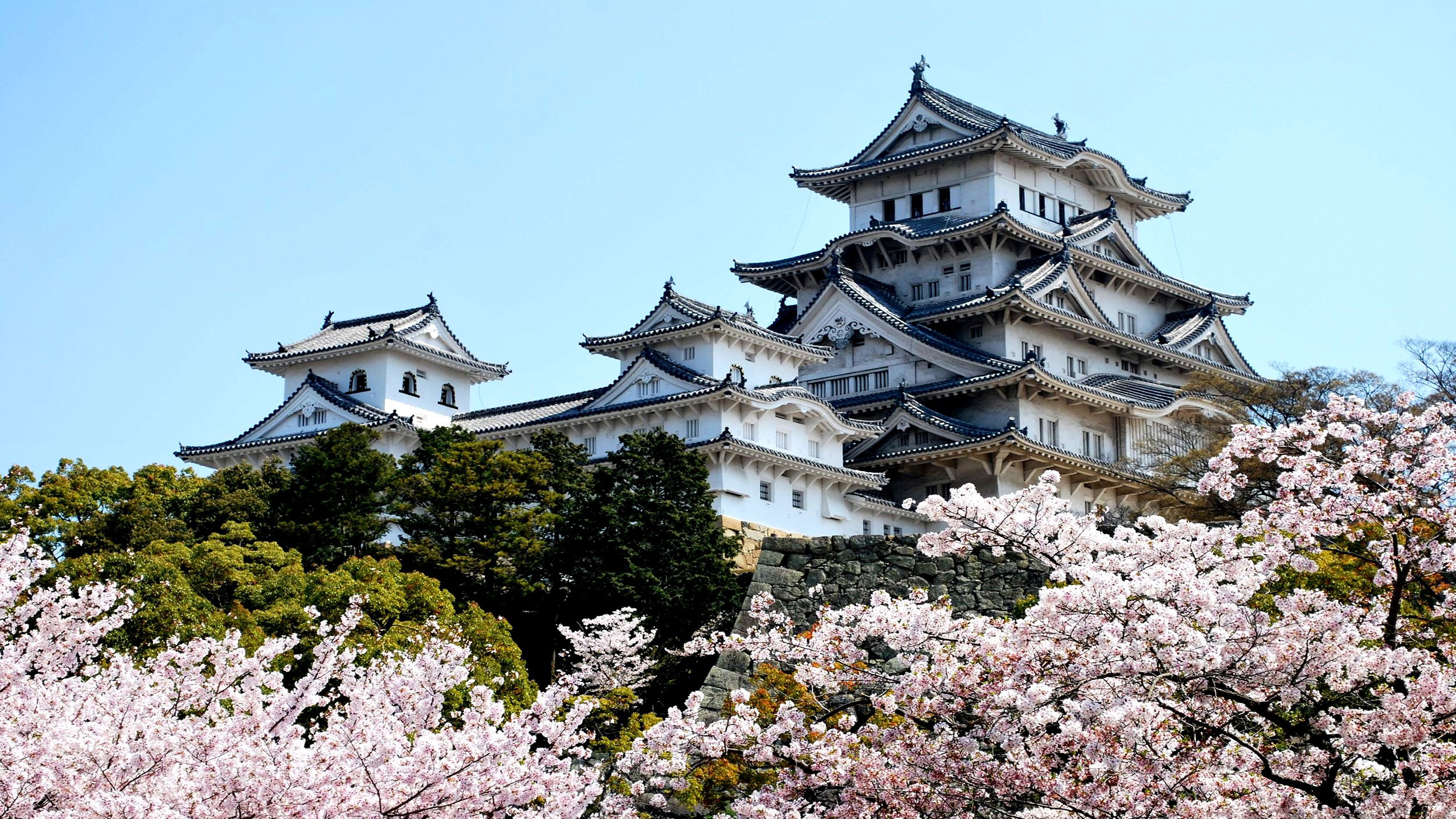 Man Made Himeji Castle 2560x1440