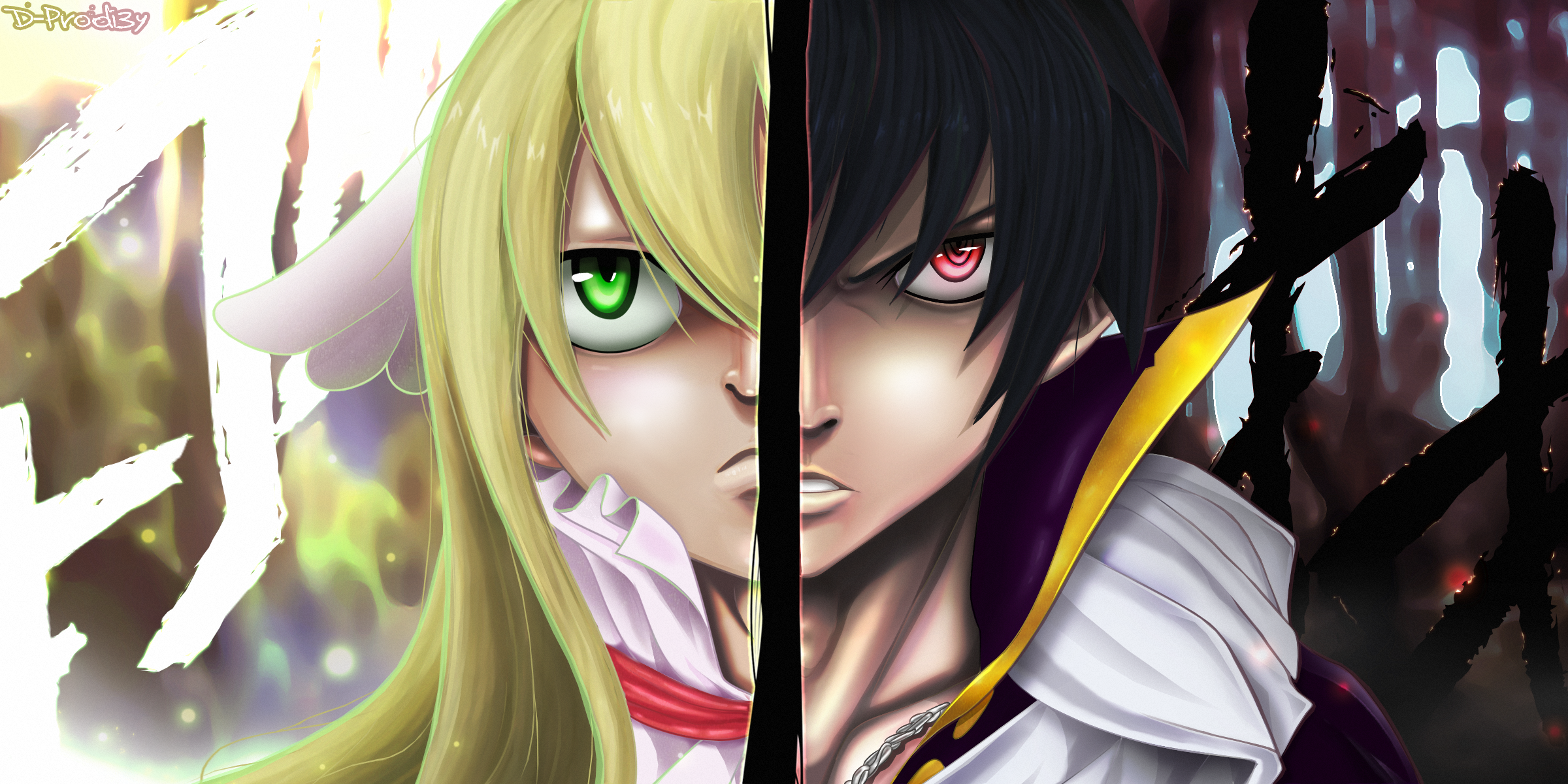 Mavis Vermilion Zeref Dragneel 2400x1200