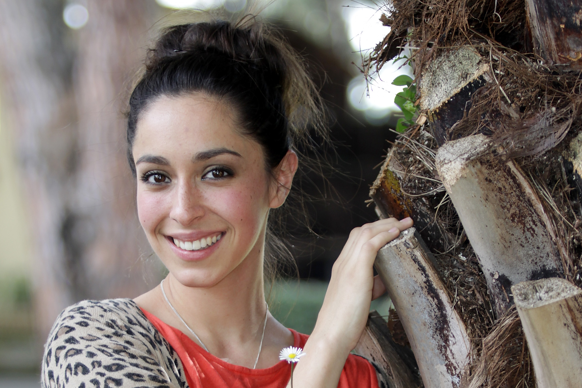 Actress Brown Eyes Brunette Face Oona Chaplin Smile 2001x1336