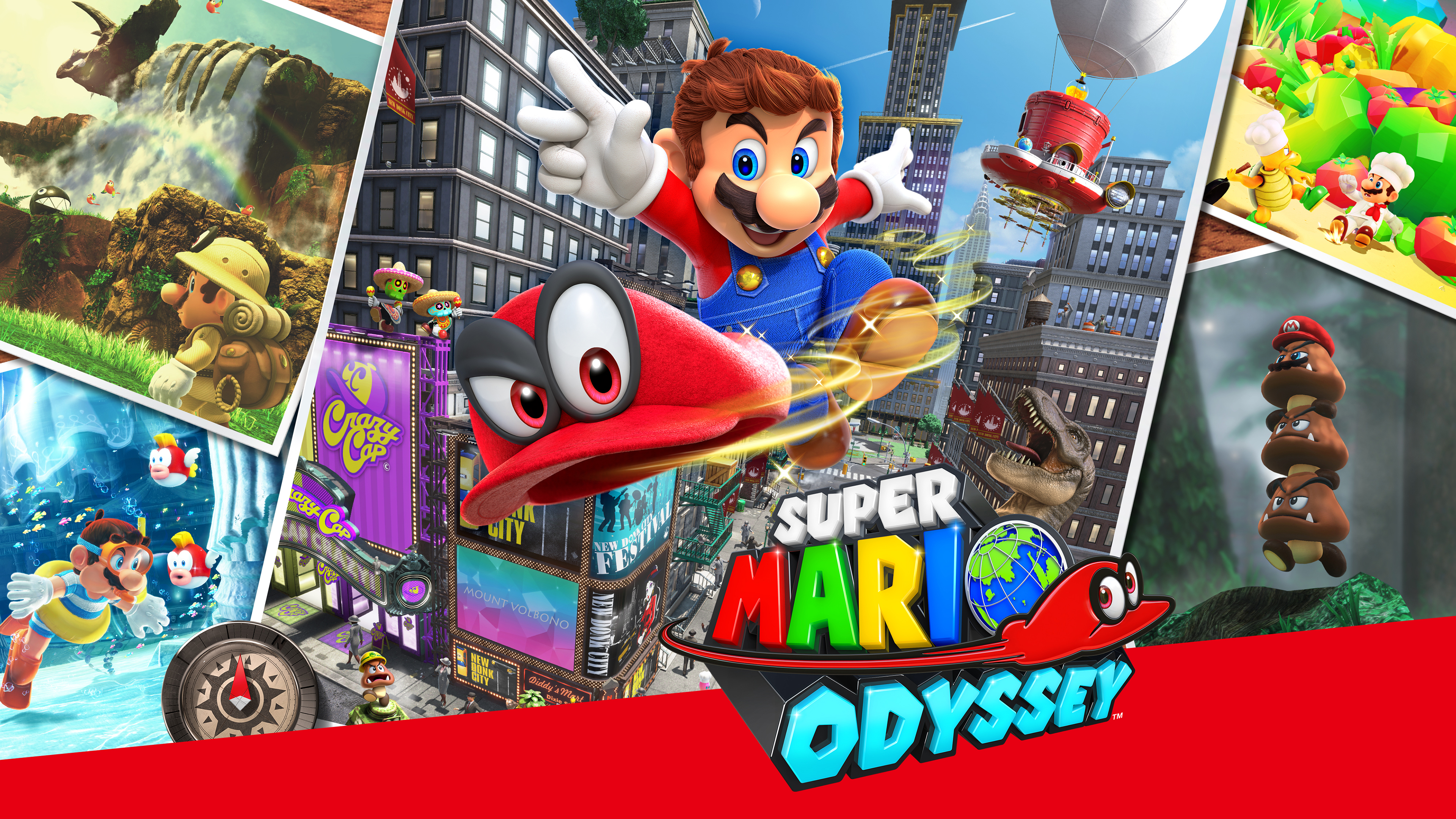 Super Mario Odyssey Nintendo Switch Super Mario 3840x2160