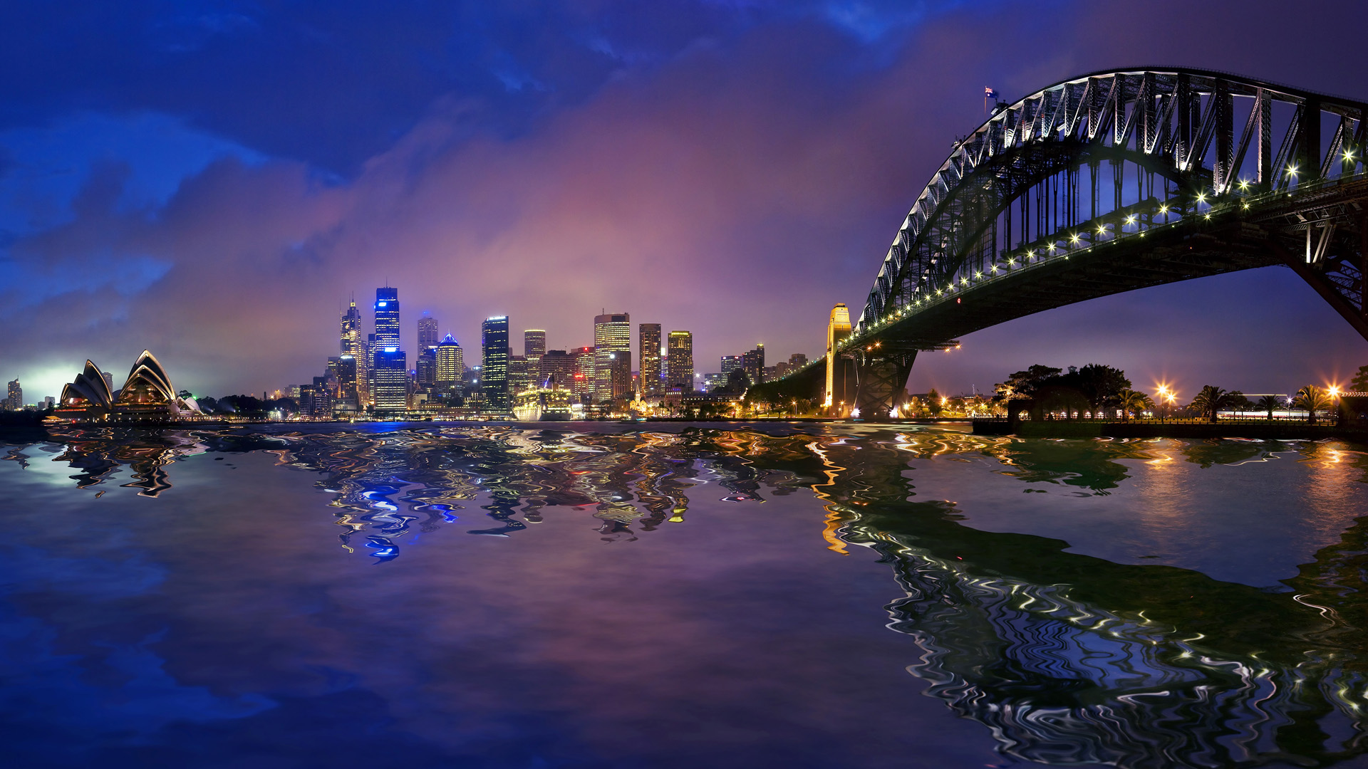 Sydney Sydney Harbour Bridge Sydney Opera House 1920x1080