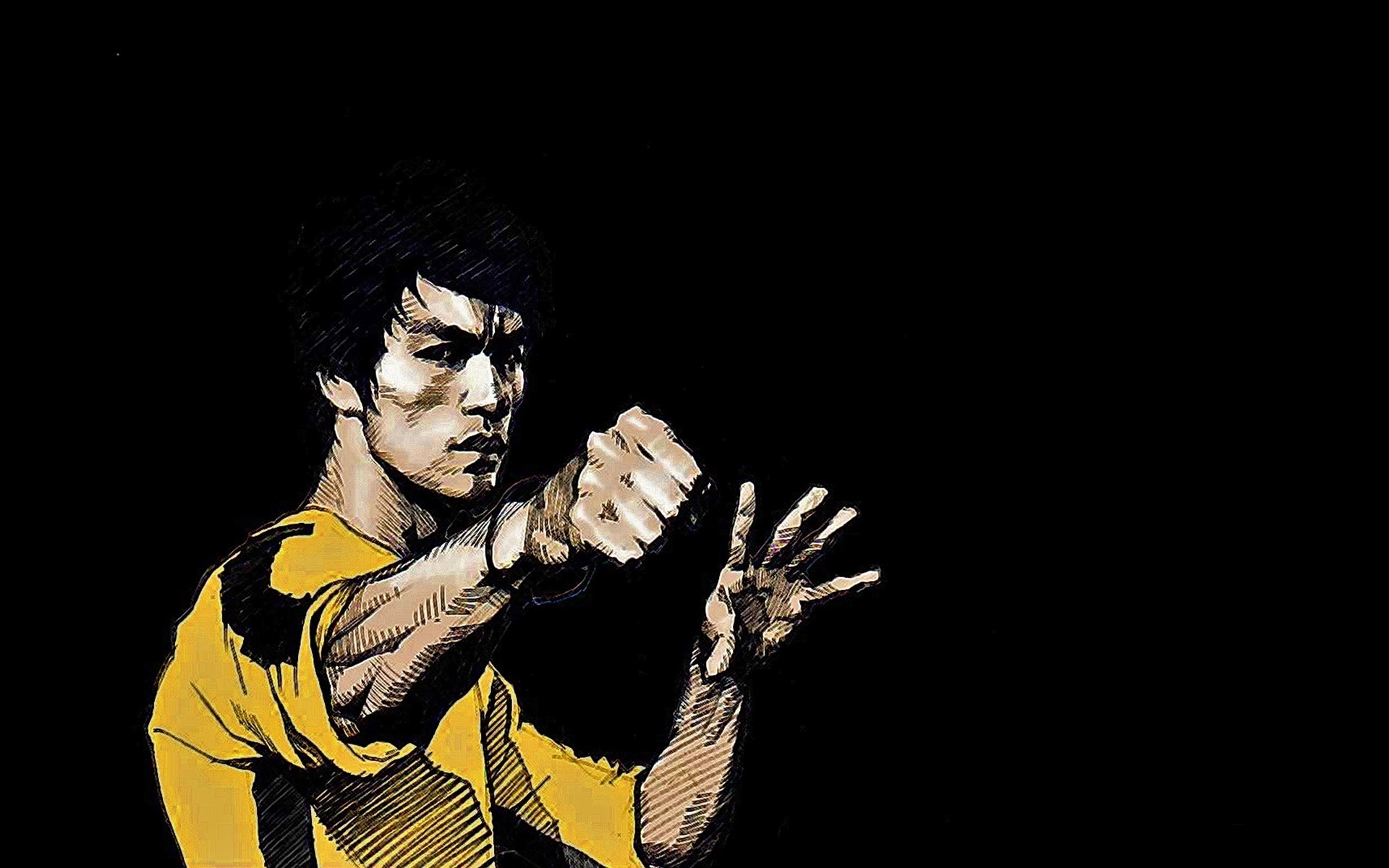Artwork Bruce Lee 1920x1200