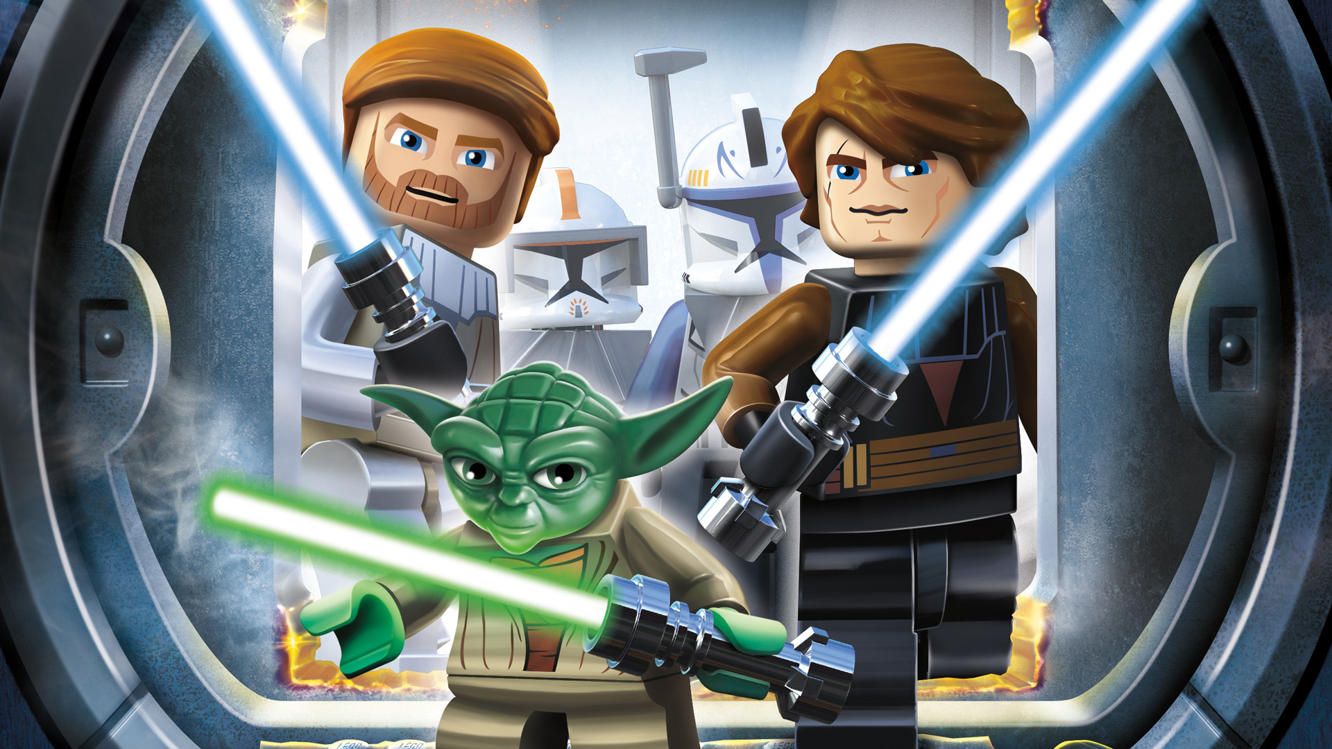 Anakin Skywalker Clone Trooper Lego Obi Wan Kenobi Yoda 1920x1080