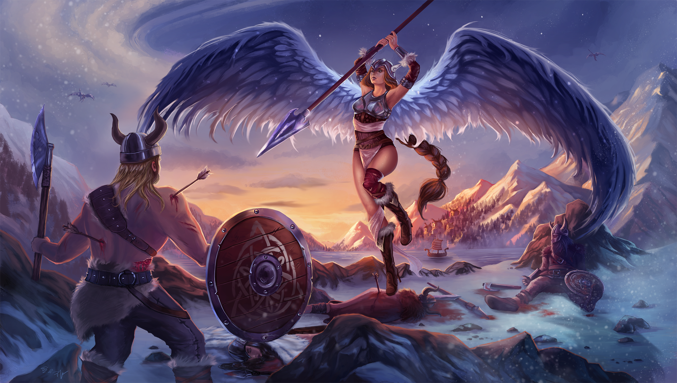 Fantasy Valkyrie 2176x1231