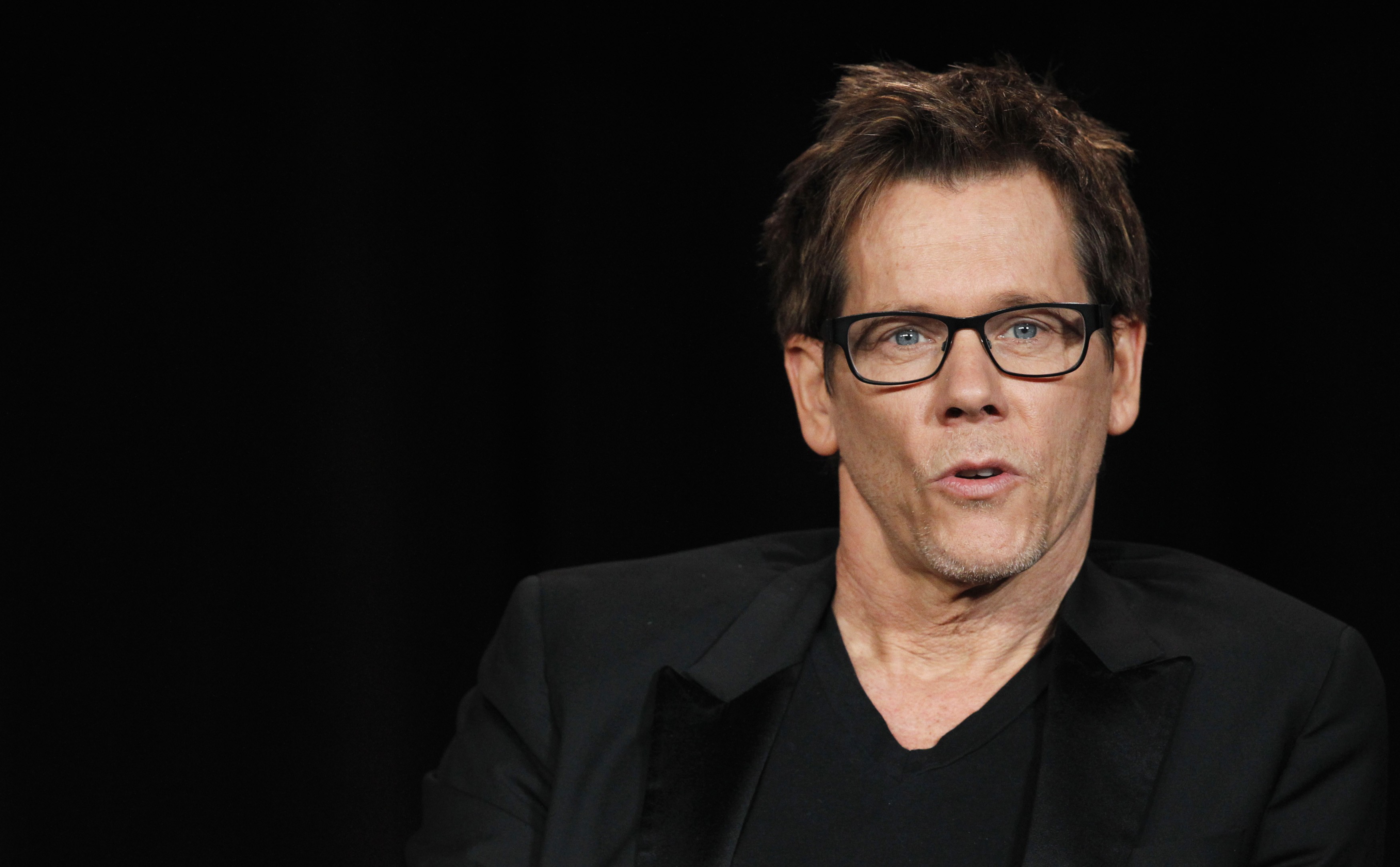 Actor American Blue Eyes Face Glasses Kevin Bacon 3500x2168