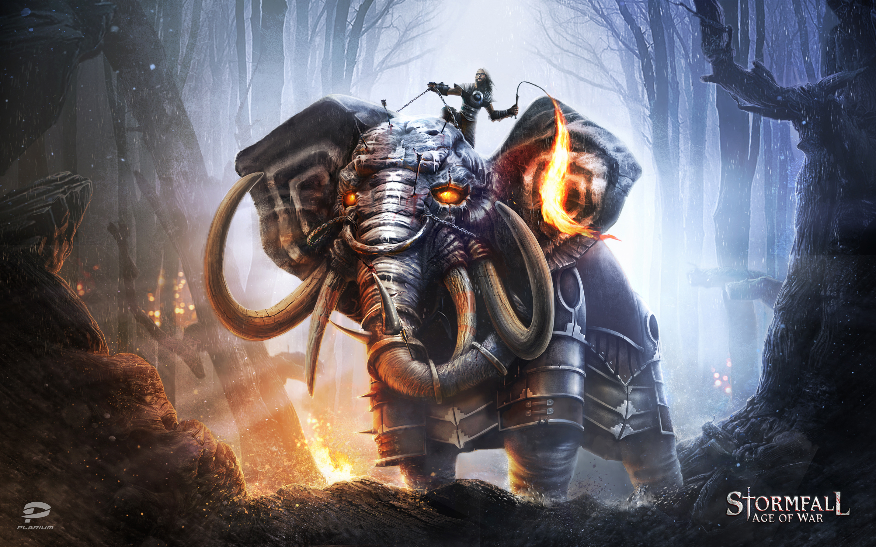 Animal Elephant Stormfall Age Of War Warrior 2880x1800