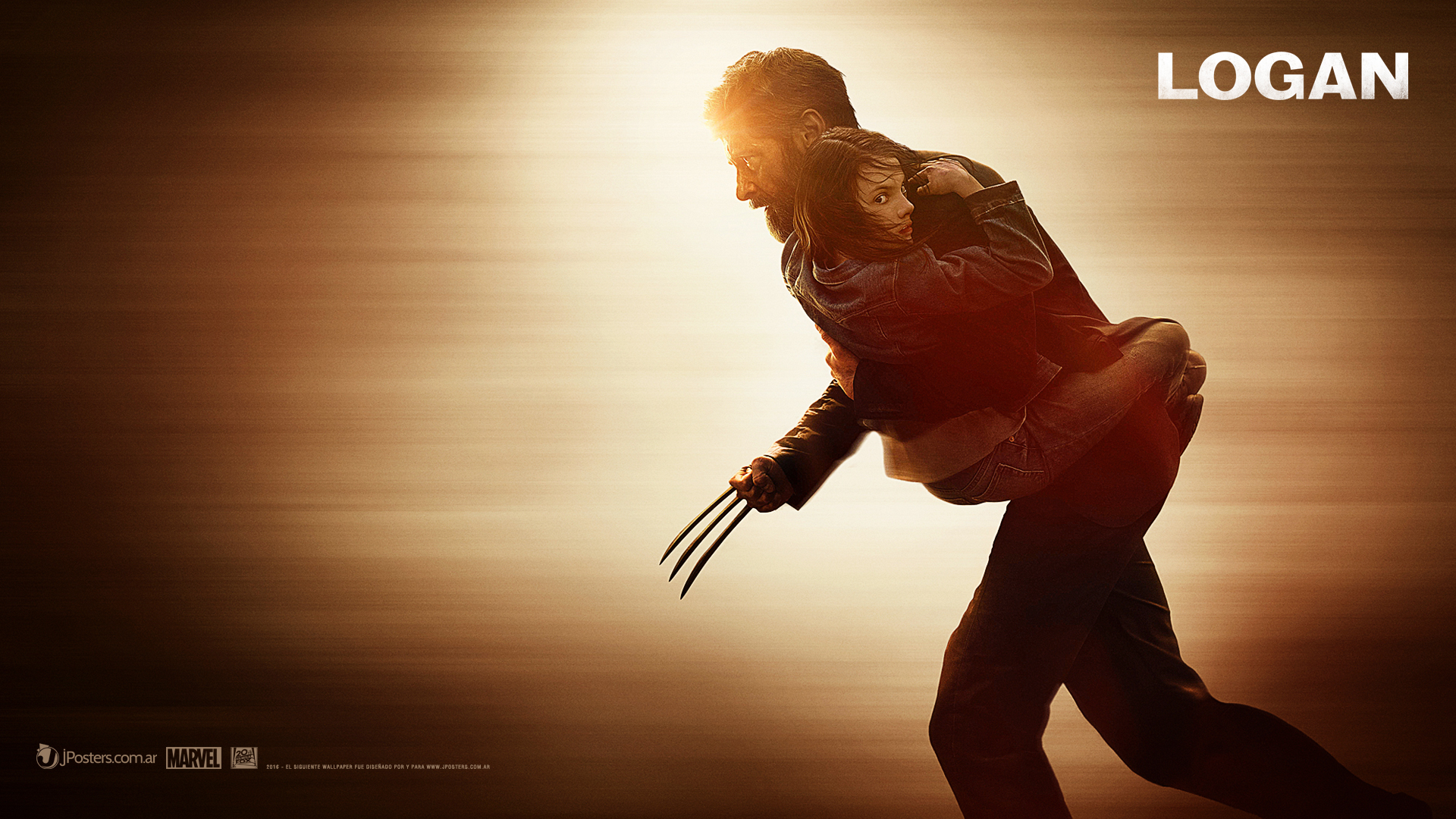 Dafne Keen Hugh Jackman Logan Movie Wolverine X 23 1920x1080