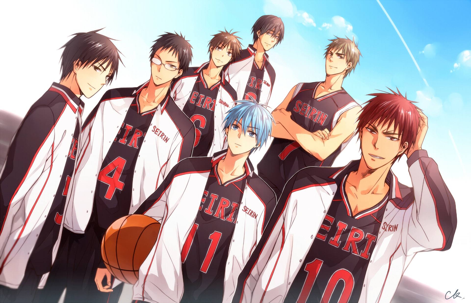 Junpei Hy Ga Rinnosuke Mitobe Shinji Koganei Shun Izuki Taiga Kagami Teppei Kiyoshi Tetsuya Kuroko 1920x1235