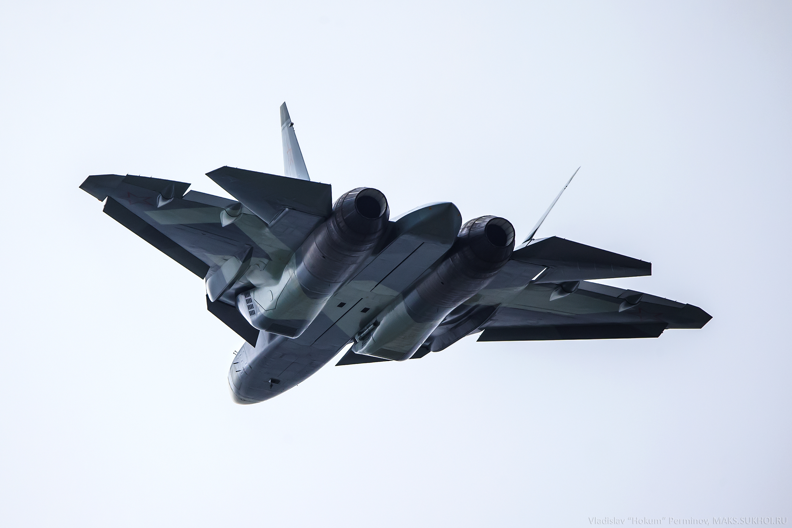Aircraft Jet Fighter Sukhoi Su 57 Warplane 2560x1706