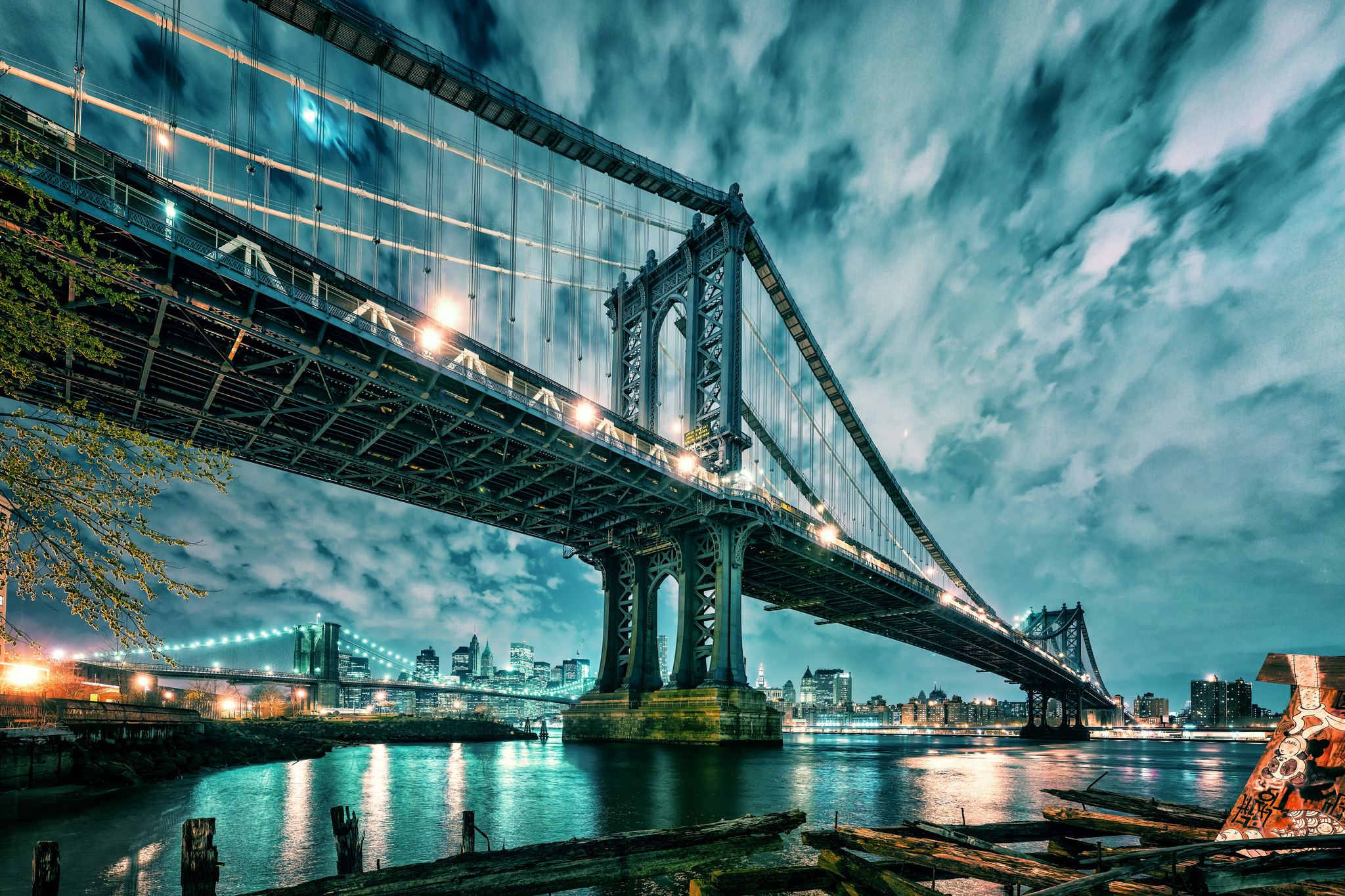 Manhattan Bridge New York 2048x1365