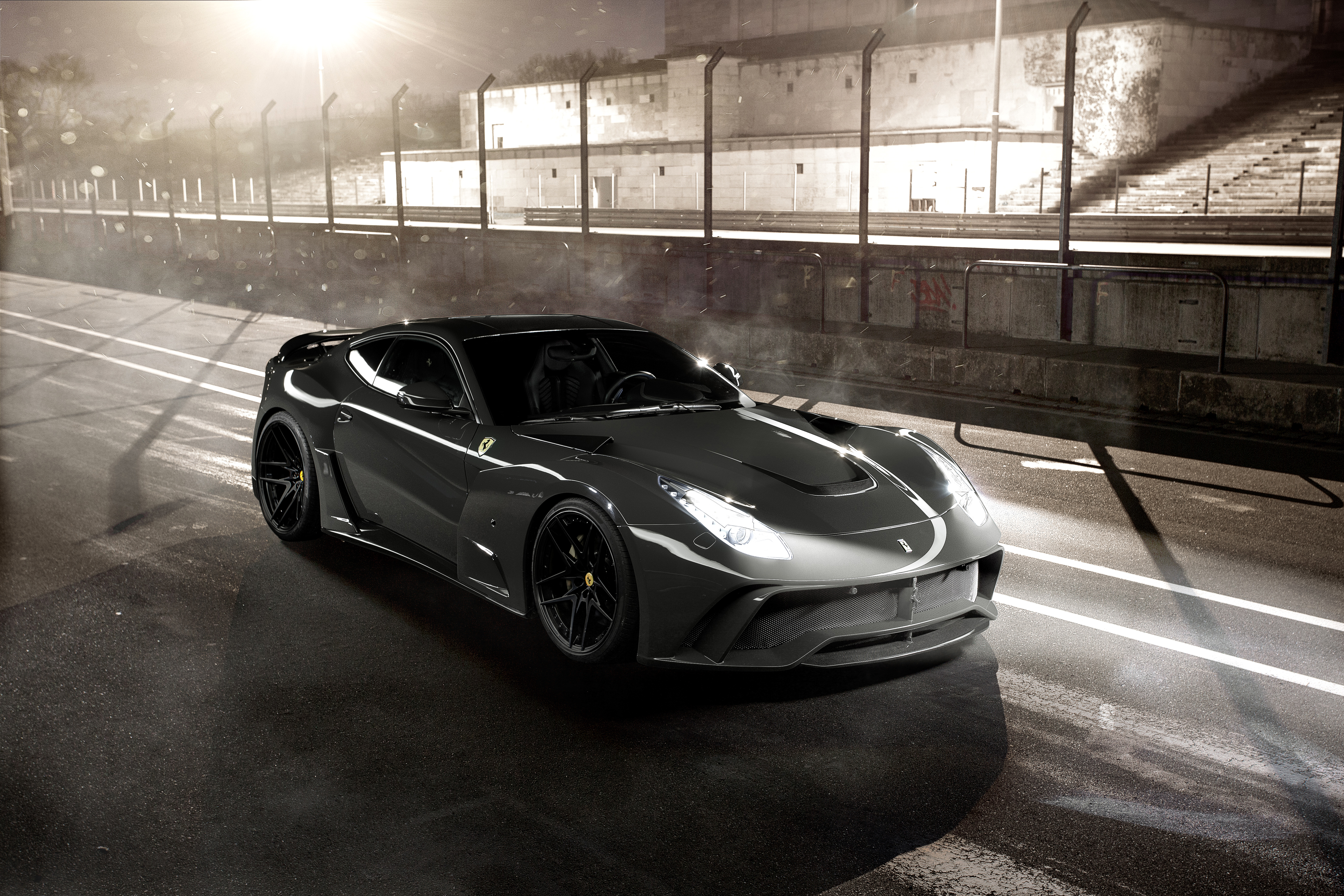 Car Ferrari Ferrari F12berlinetta Silver Car Sport Car Supercar Vehicle 4096x2731