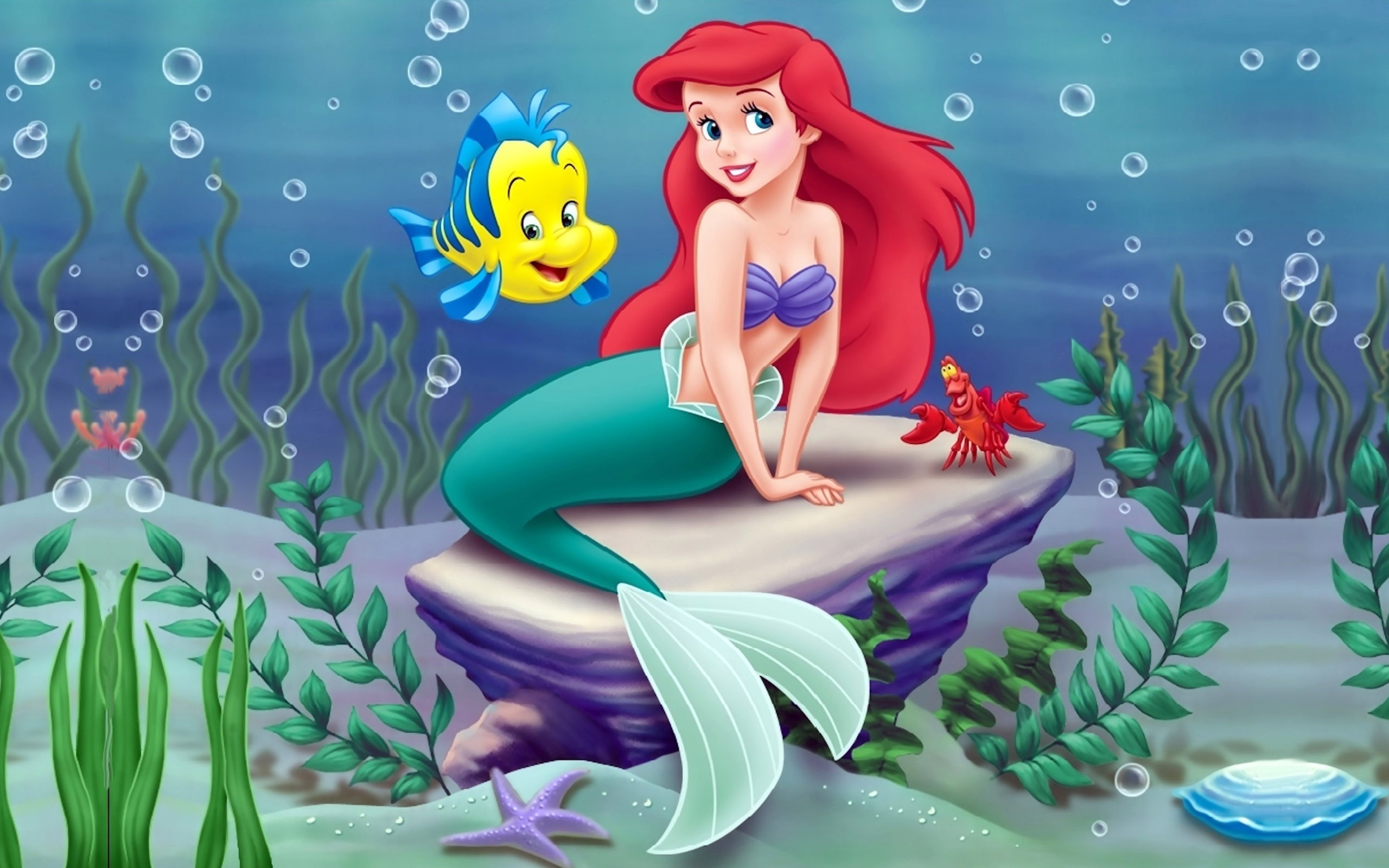 Ariel The Little Mermaid Mermaid 2560x1600