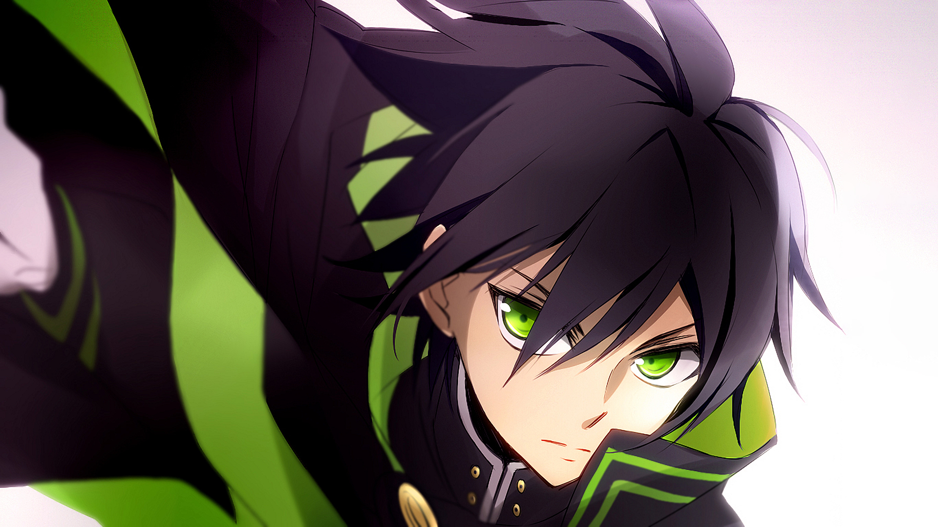 Black Hair Boy Green Eyes Seraph Of The End Y Ichir Hyakuya 1920x1080