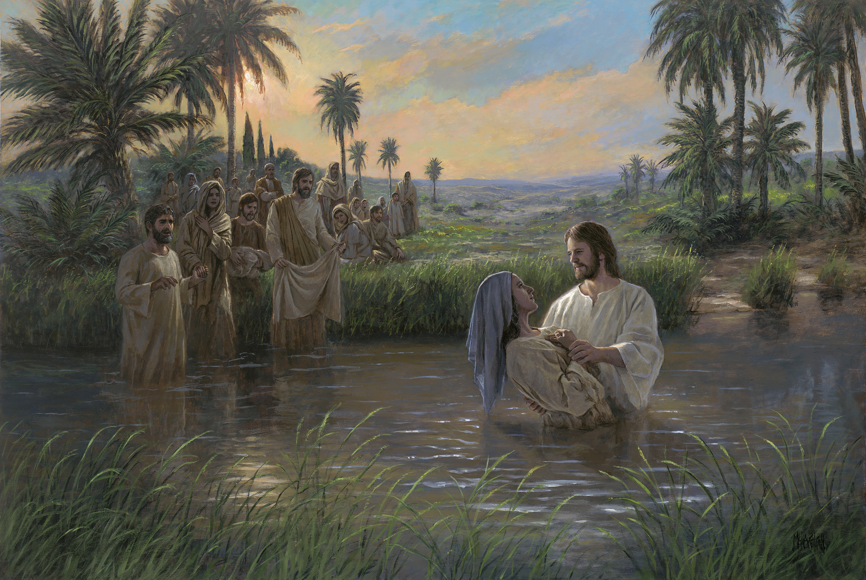 Artwork Christian Jesus Painting 3000x2010