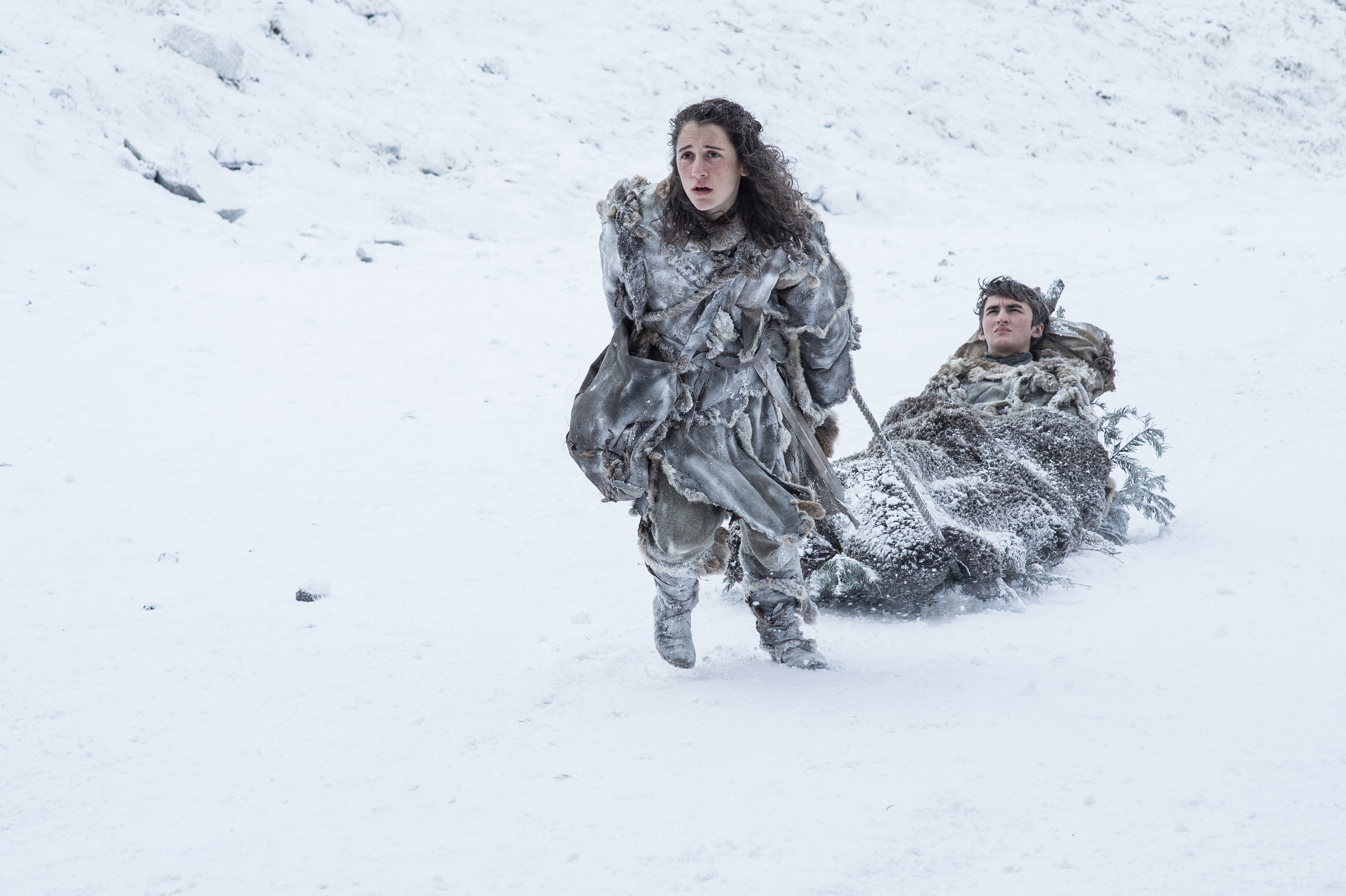 Bran Stark Ellie Kendrick Game Of Thrones Isaac Hempstead Wright Meera Reed 4500x2995