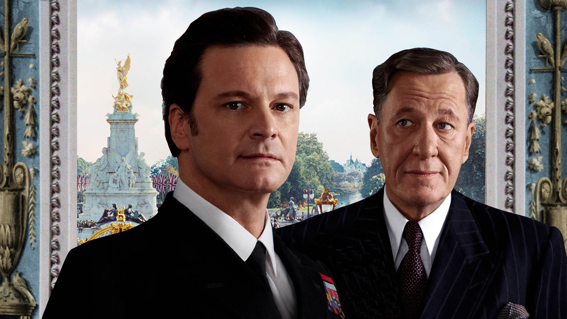 Colin Firth Geoffrey Rush King George Vi Lionel Logue The King 039 S Speech 1920x1080