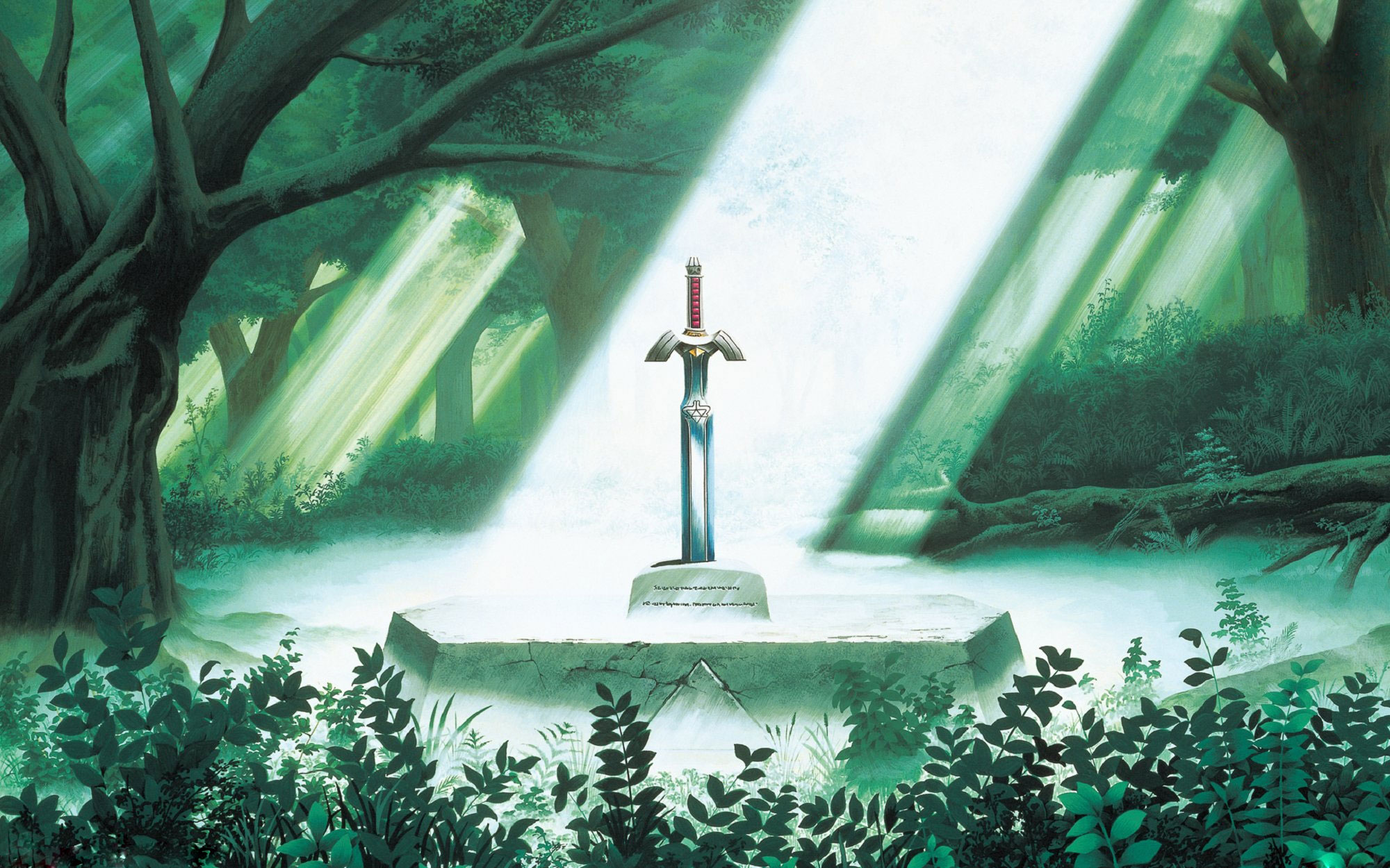 Master Sword The Legend Of Zelda A Link To The Past 2000x1250