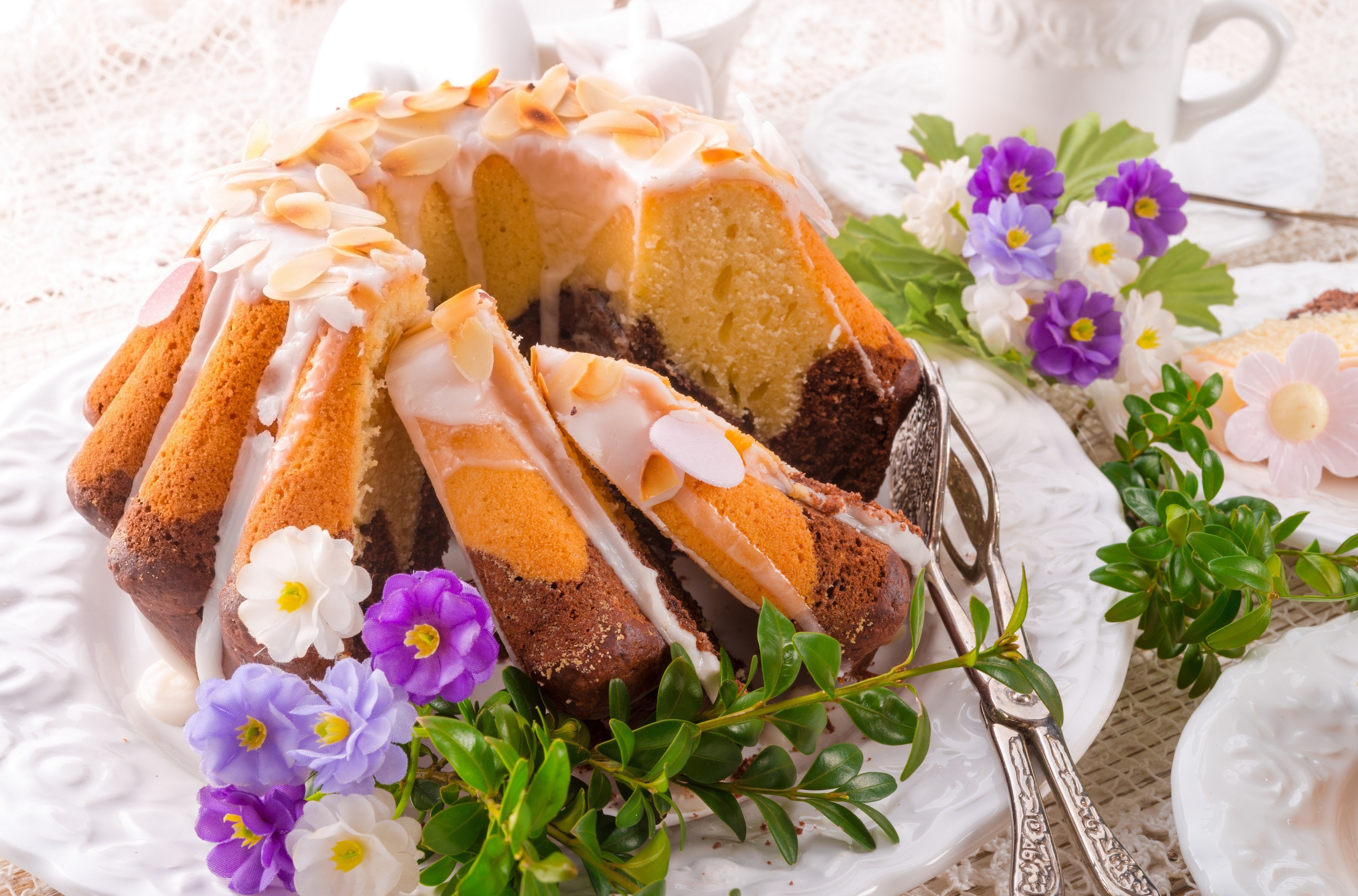 Cake Flower Pastry Sugar 4998x3300