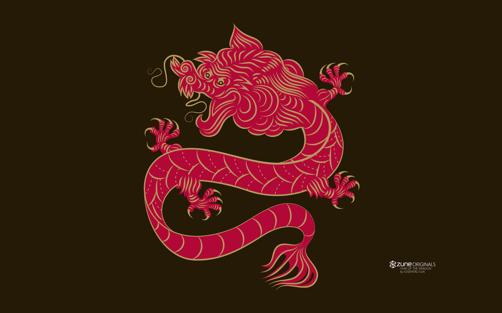 Dragon Year Of The Dragon Zodiac Zune 1920x1200