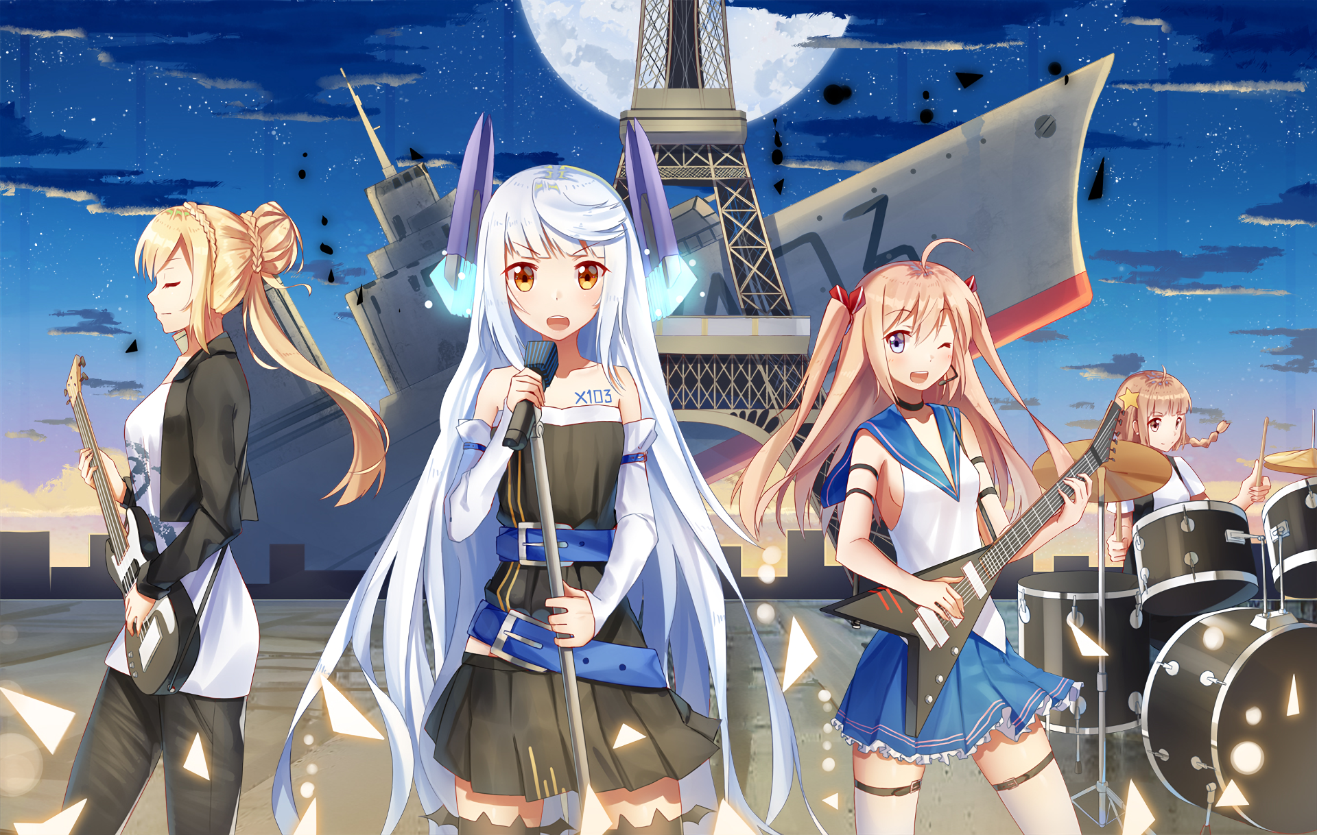 Anime Warship Girls 1920x1218