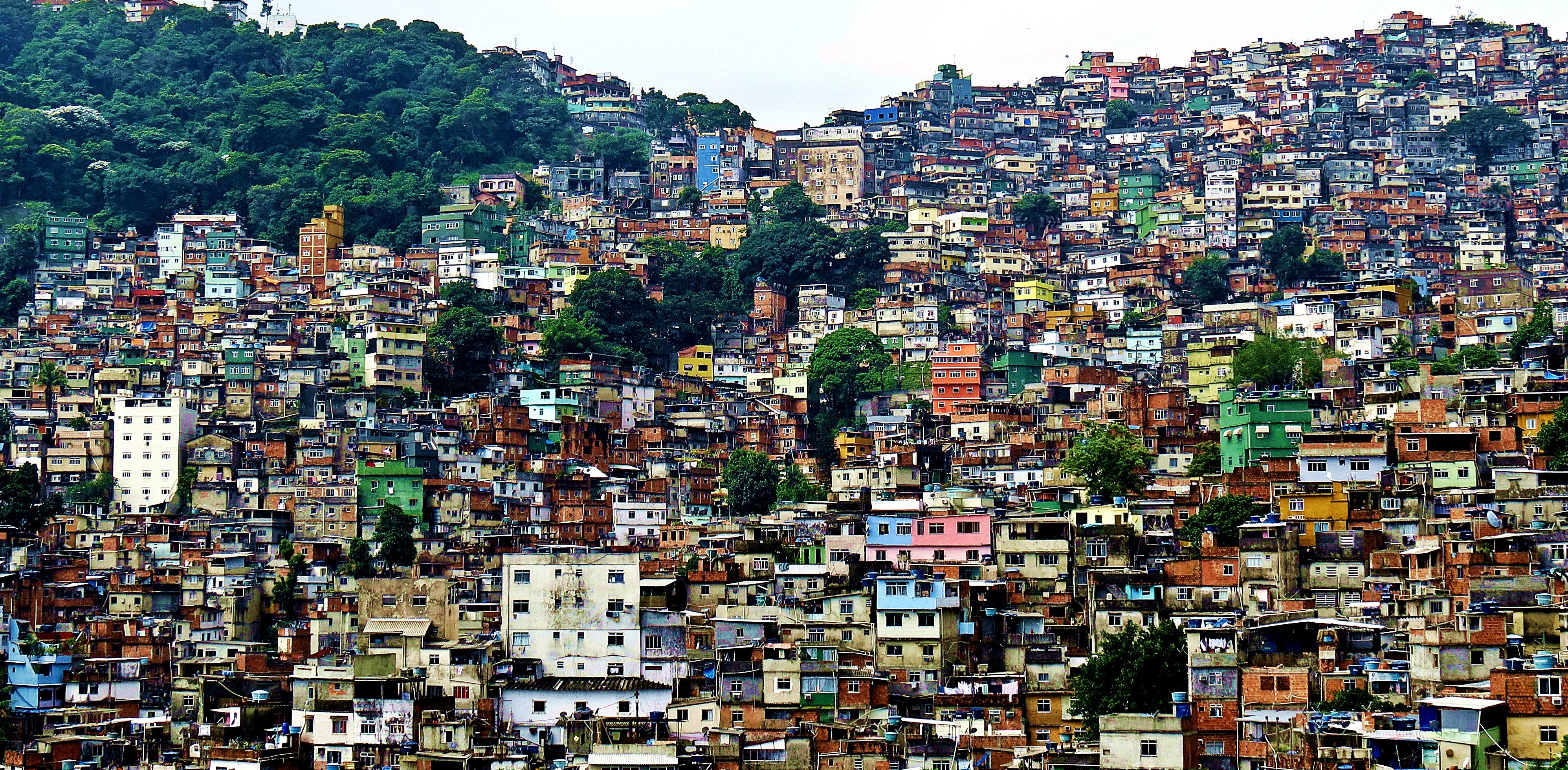Brazil Favela House Rio De Janeiro 3991x1960