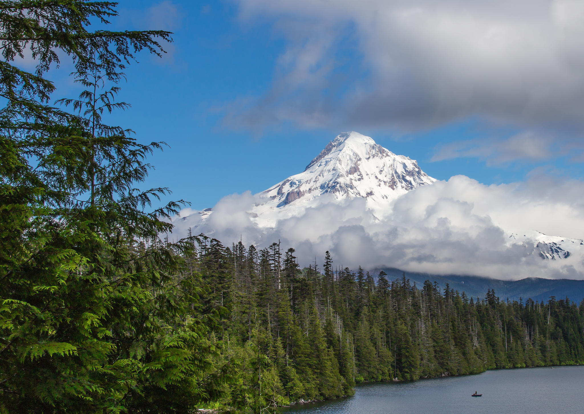 Landscape Lost Lake Mount Hood Oregon 2048x1453