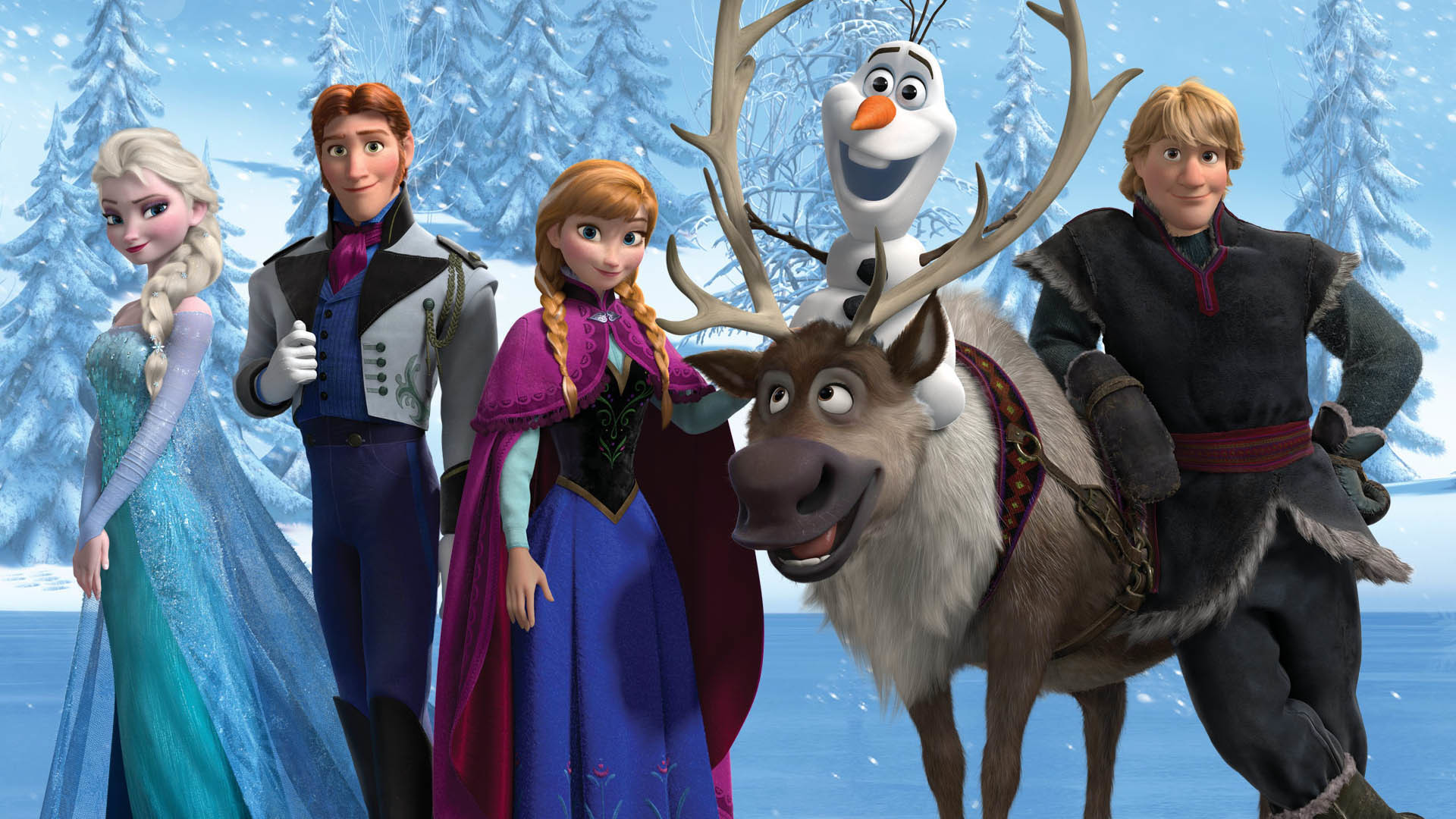 Anna Frozen Elsa Frozen Frozen Movie Hans Frozen Kristoff Frozen Olaf Frozen Sven Frozen 1920x1080