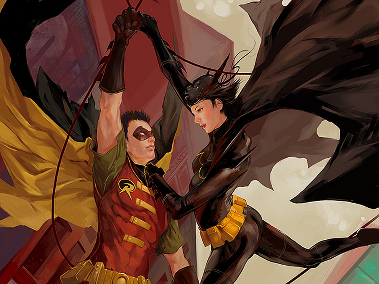 Batgirl Robin Dc Comics 1280x960