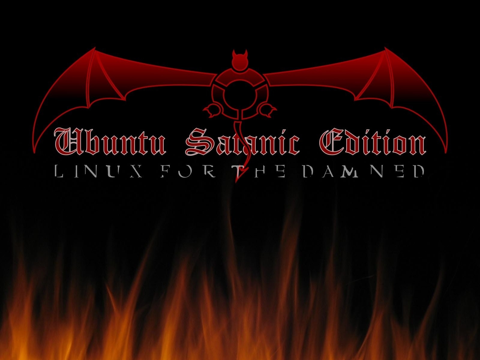 Demon Satanic Ubuntu 1600x1200