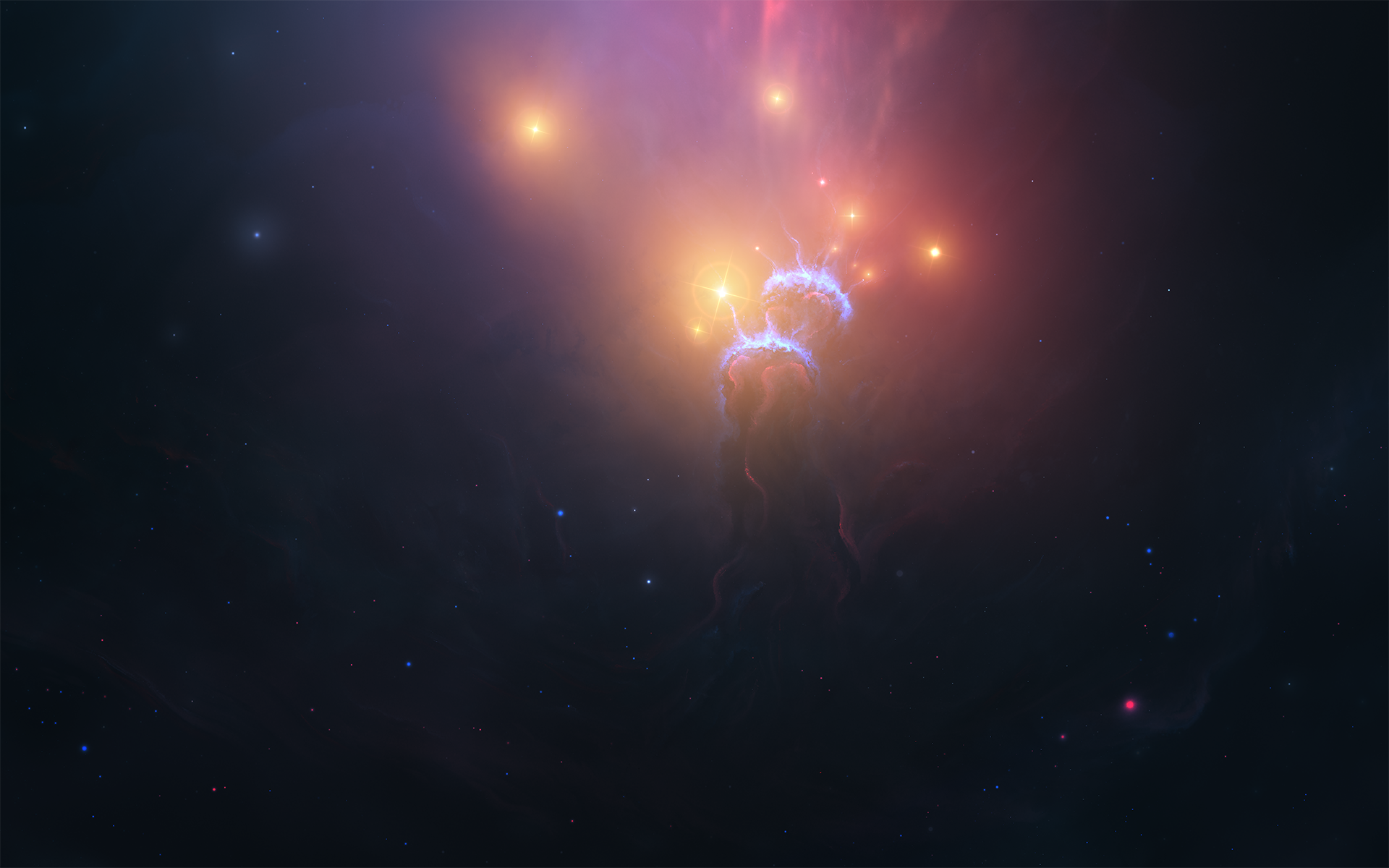 Nebula Space Stars 1920x1200