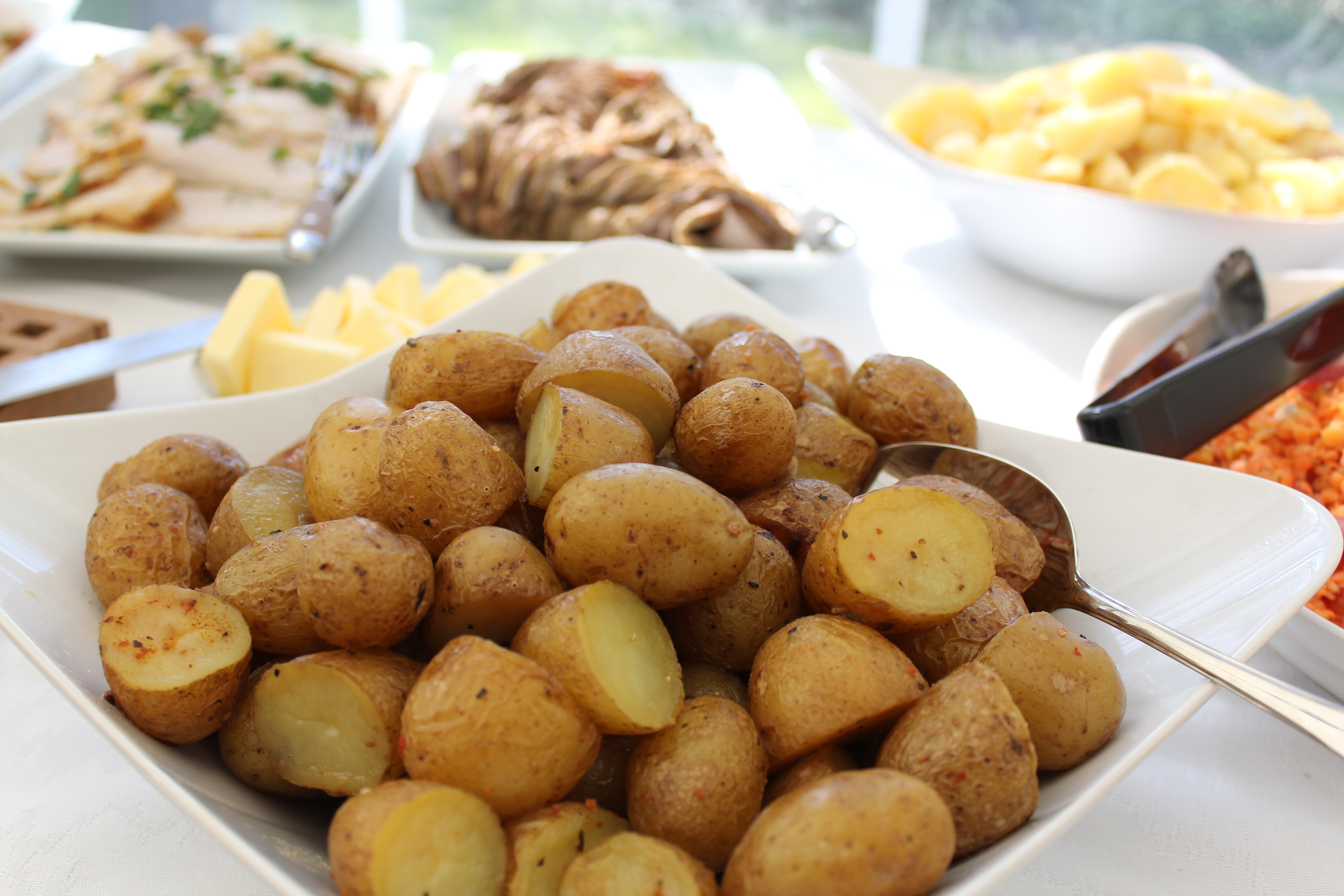 Diner Food Meal Plate Potato 5184x3456