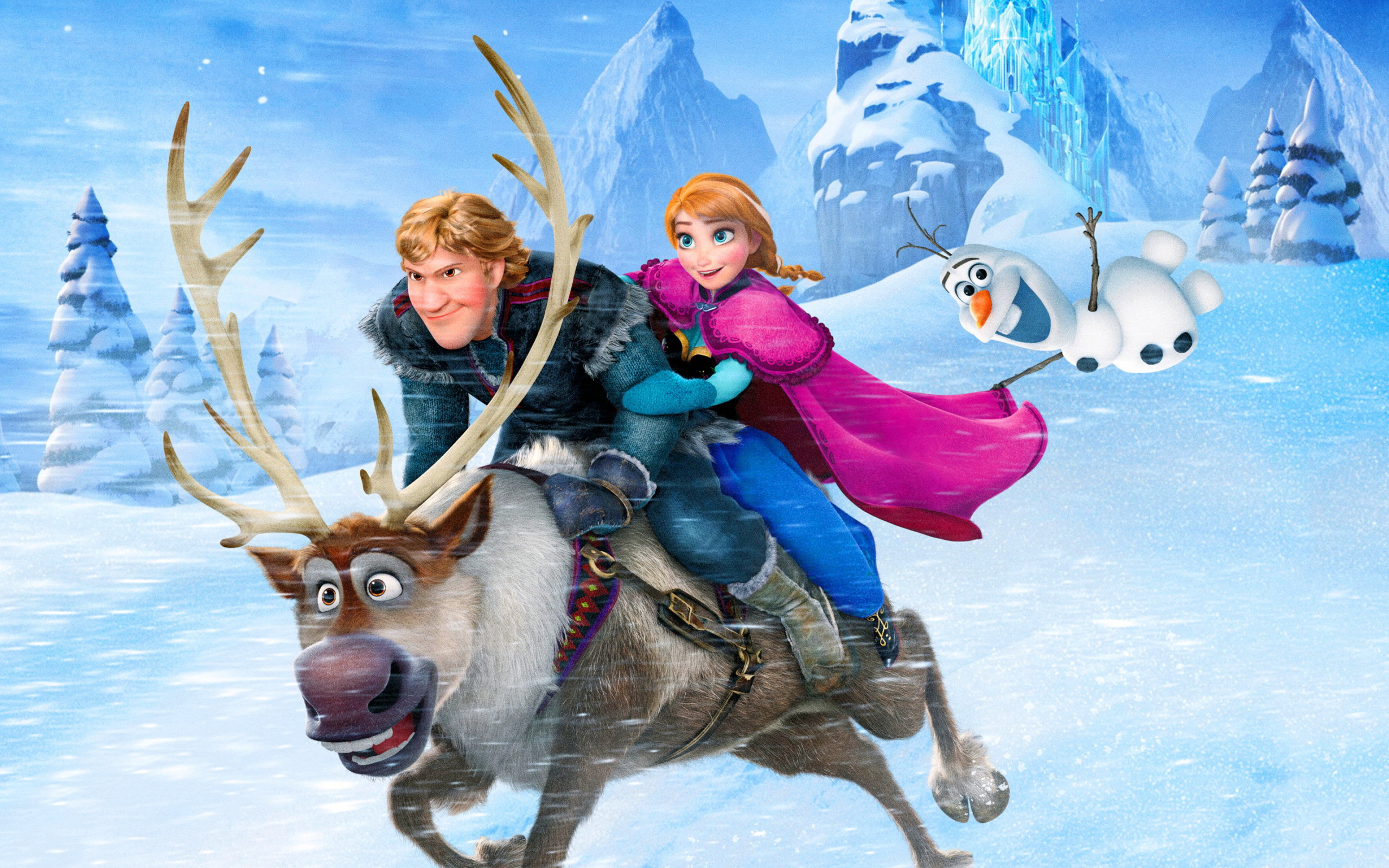 Anna Frozen Frozen Movie Kristoff Frozen Olaf Frozen Sven Frozen 2560x1600