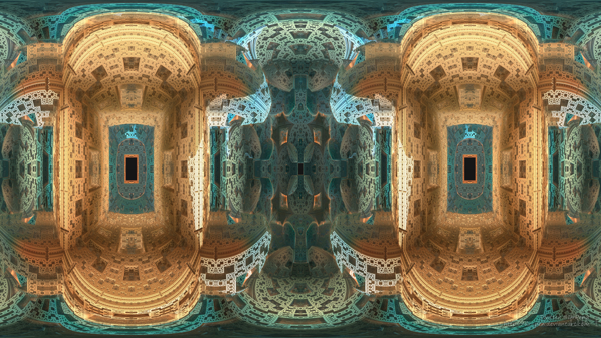 3d Abstract Artistic Cgi Digital Art Fractal Mandelbulb 3d Symmetry 1920x1080