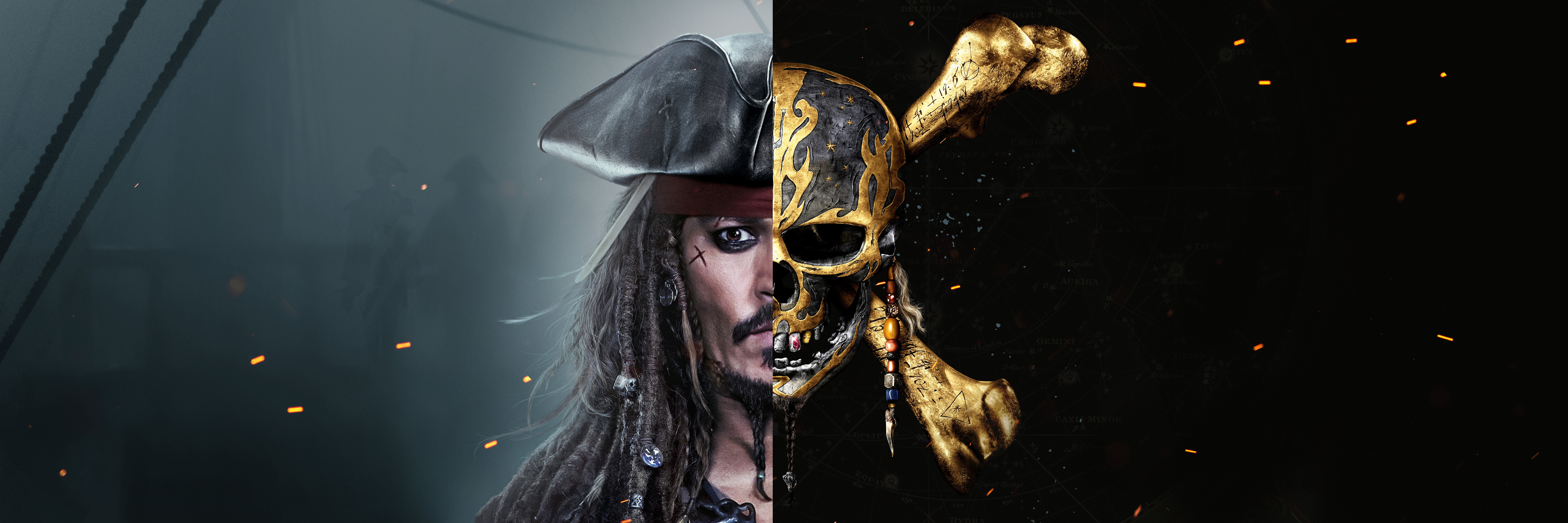 Jack Sparrow Johnny Depp 8000x2666