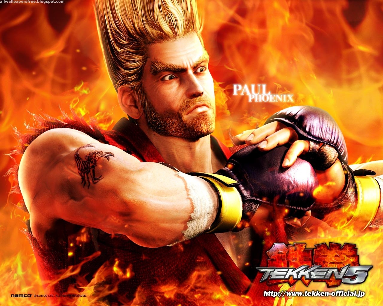 Paul Phoenix Tekken 5 1280x1024