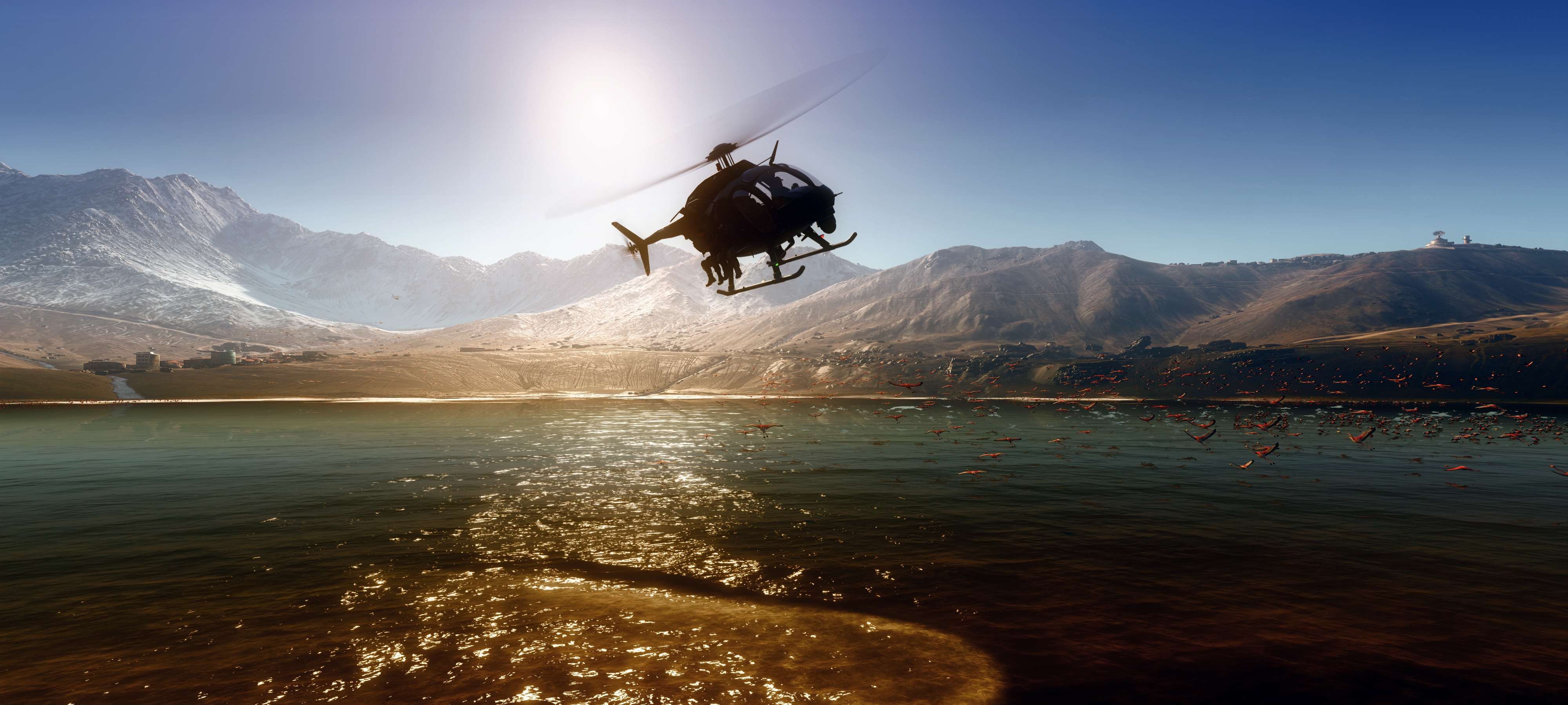 Helicopter Tom Clancy S Ghost Recon Wildlands 4000x1800