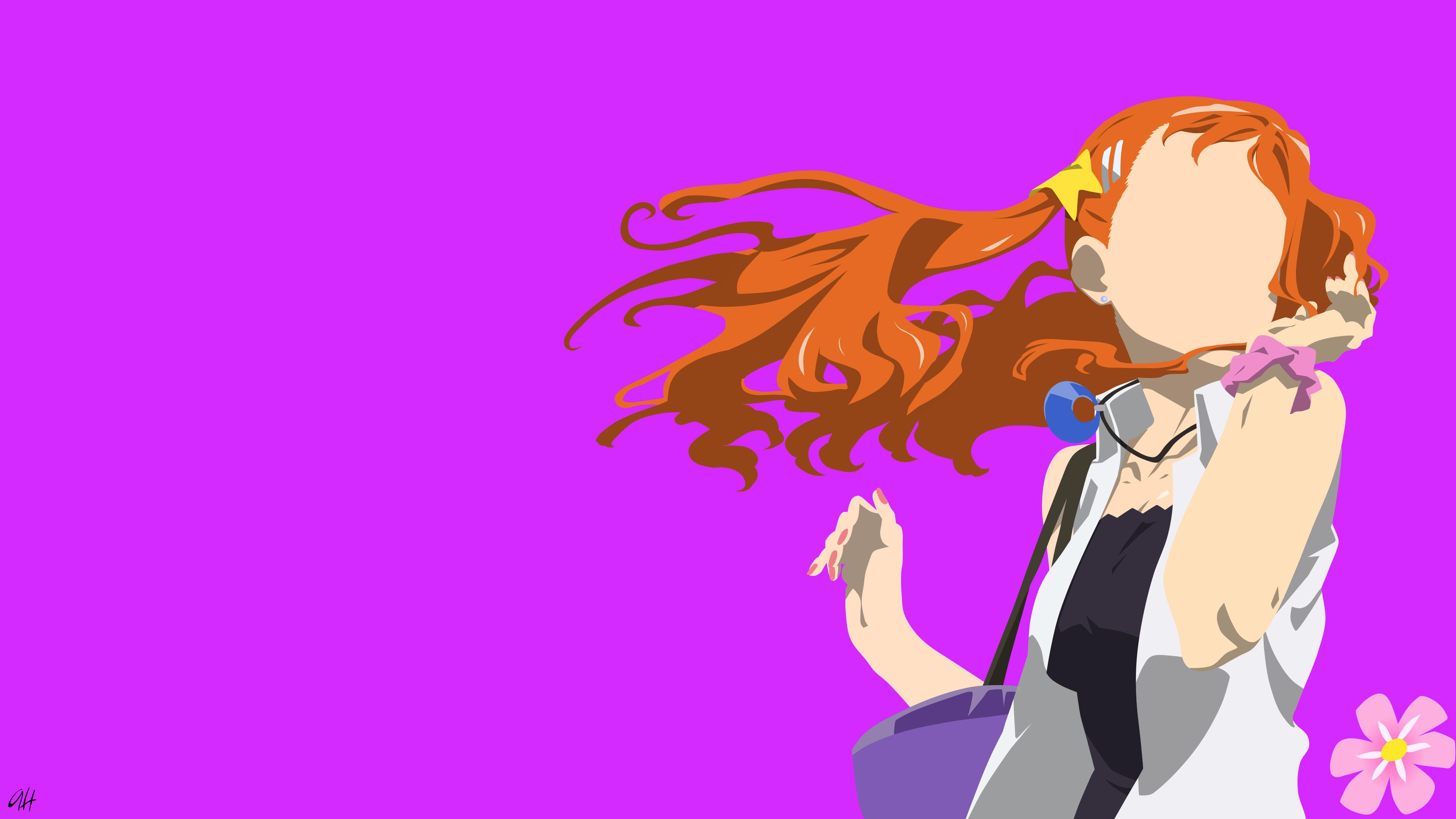 Anohana Minimalist Naruko Anjou 3840x2160