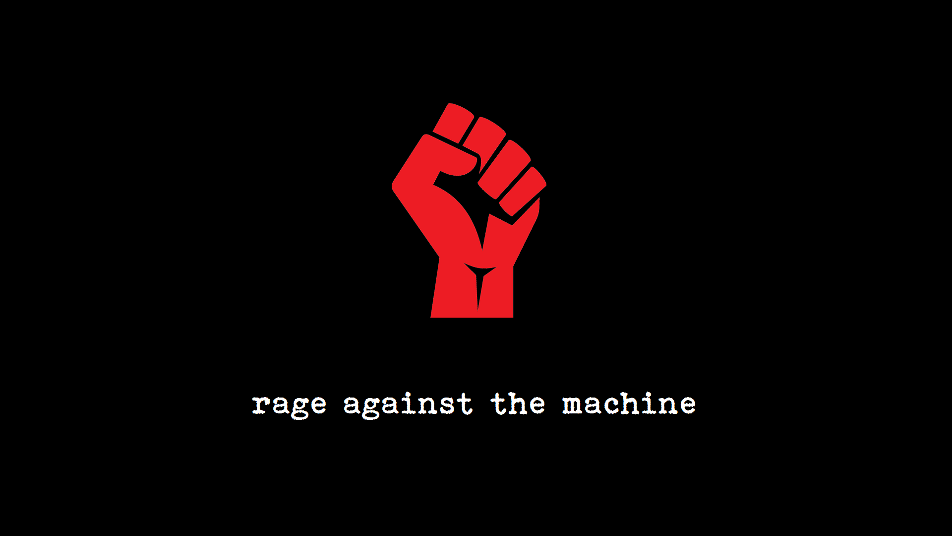 Fist Metal Music Rage Against The Machine 1920x1080