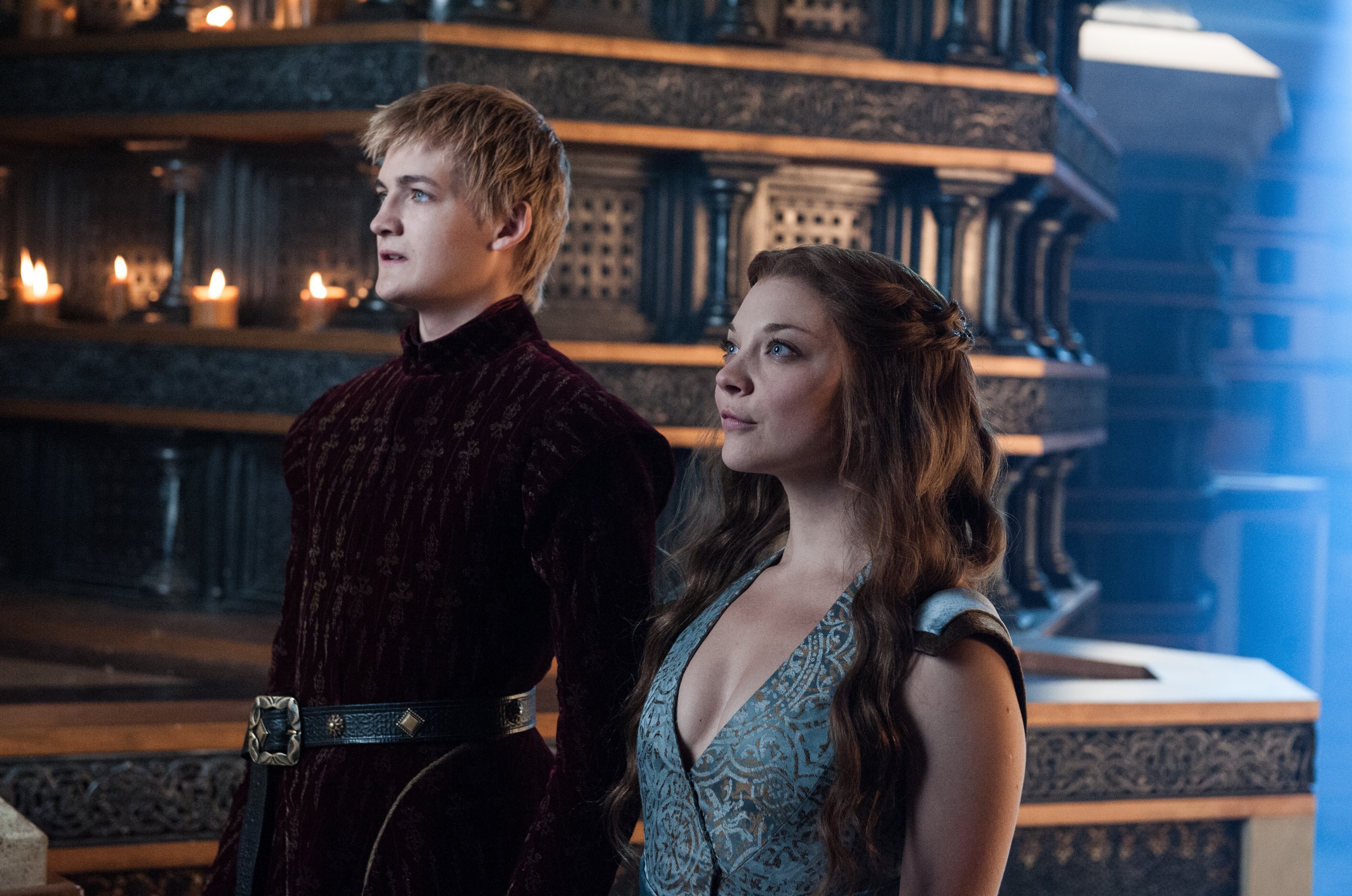 Jack Gleeson Joffrey Baratheon Margaery Tyrell Natalie Dormer 4255x2820