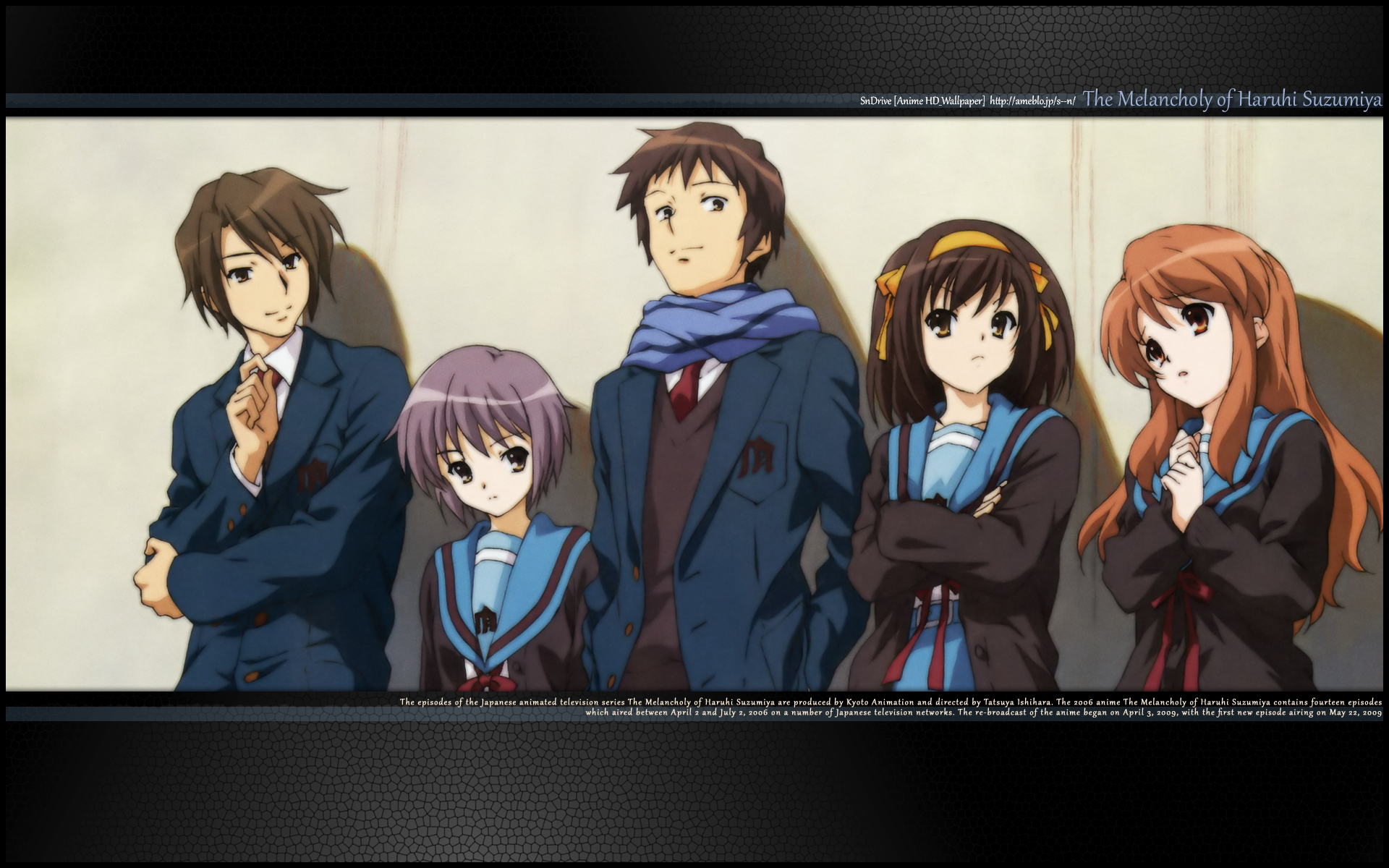 Haruhi Suzumiya Itsuki Koizumi Kyon Haruhi Mikuru Asahina Yuki Nagato 1920x1200