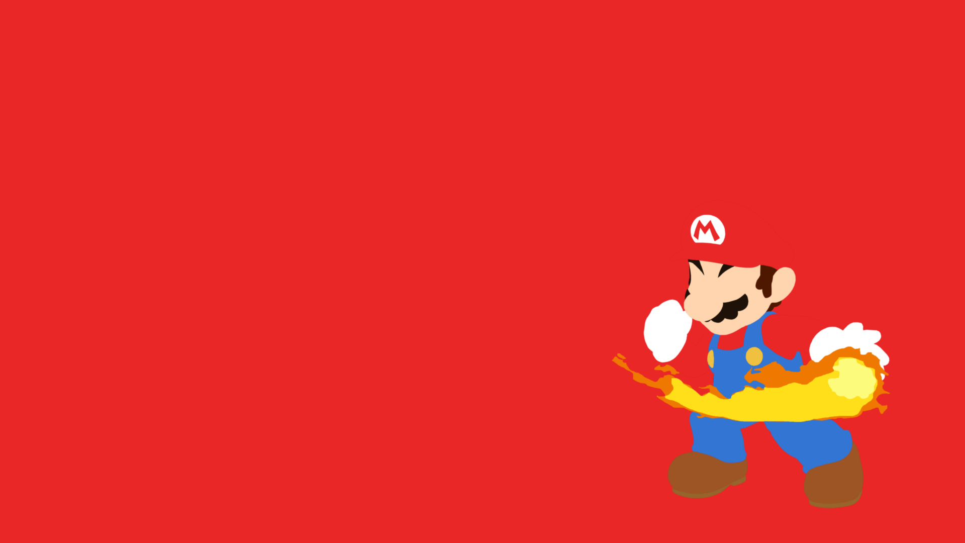 Mario Minimalist Nintendo Super Smash Bros 1920x1080