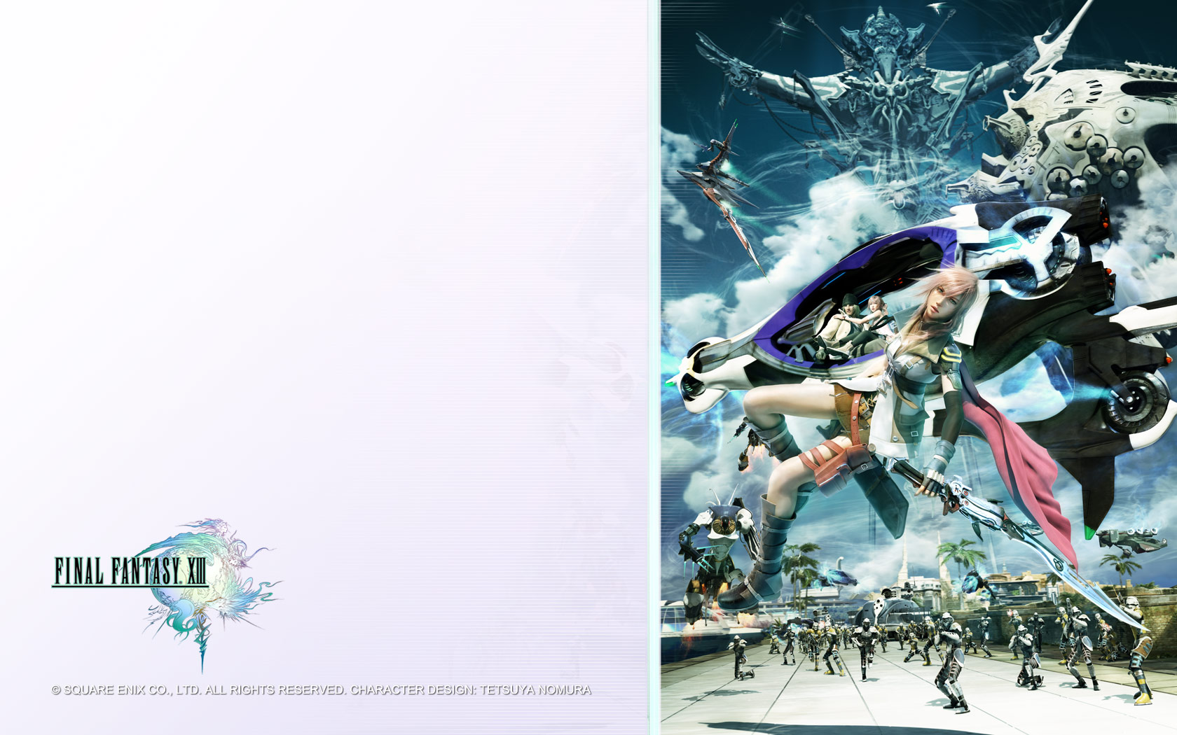 Final Fantasy Xiii Lightning Final Fantasy Serah Farron Snow Villiers 1680x1050